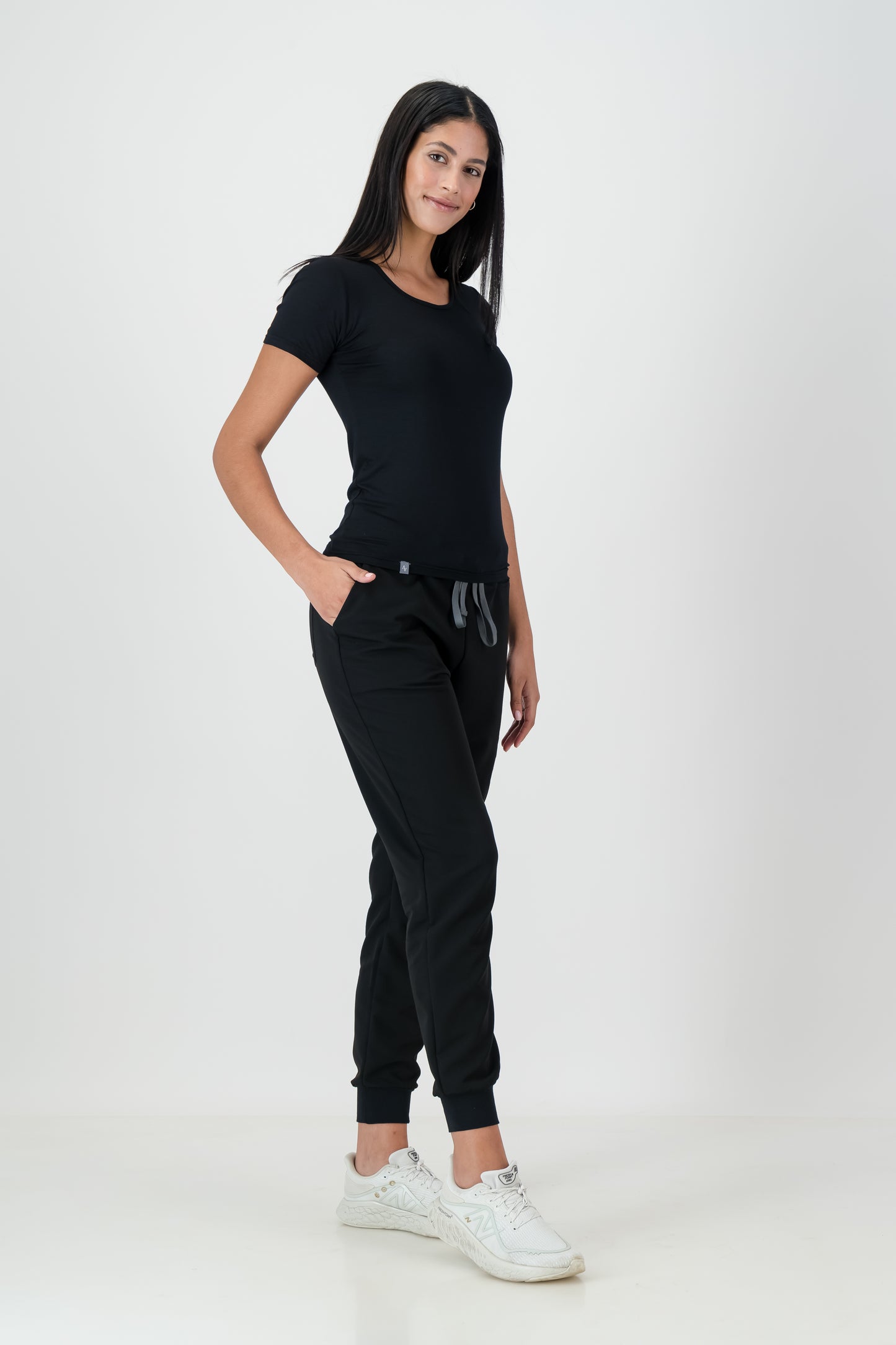 The Ladies Scrub Jogger - Black