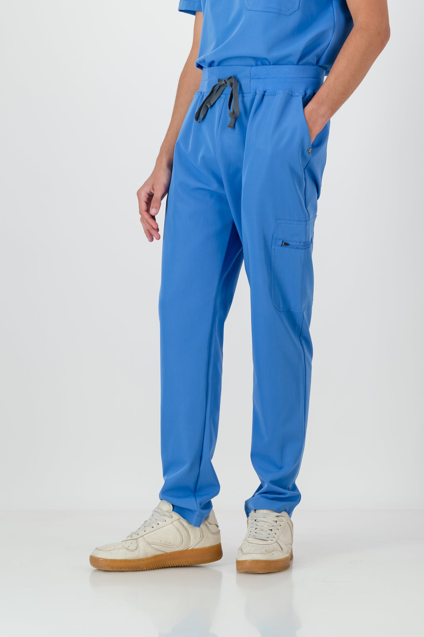 The Mens Straight Leg Scrub Pants - Cool Marine