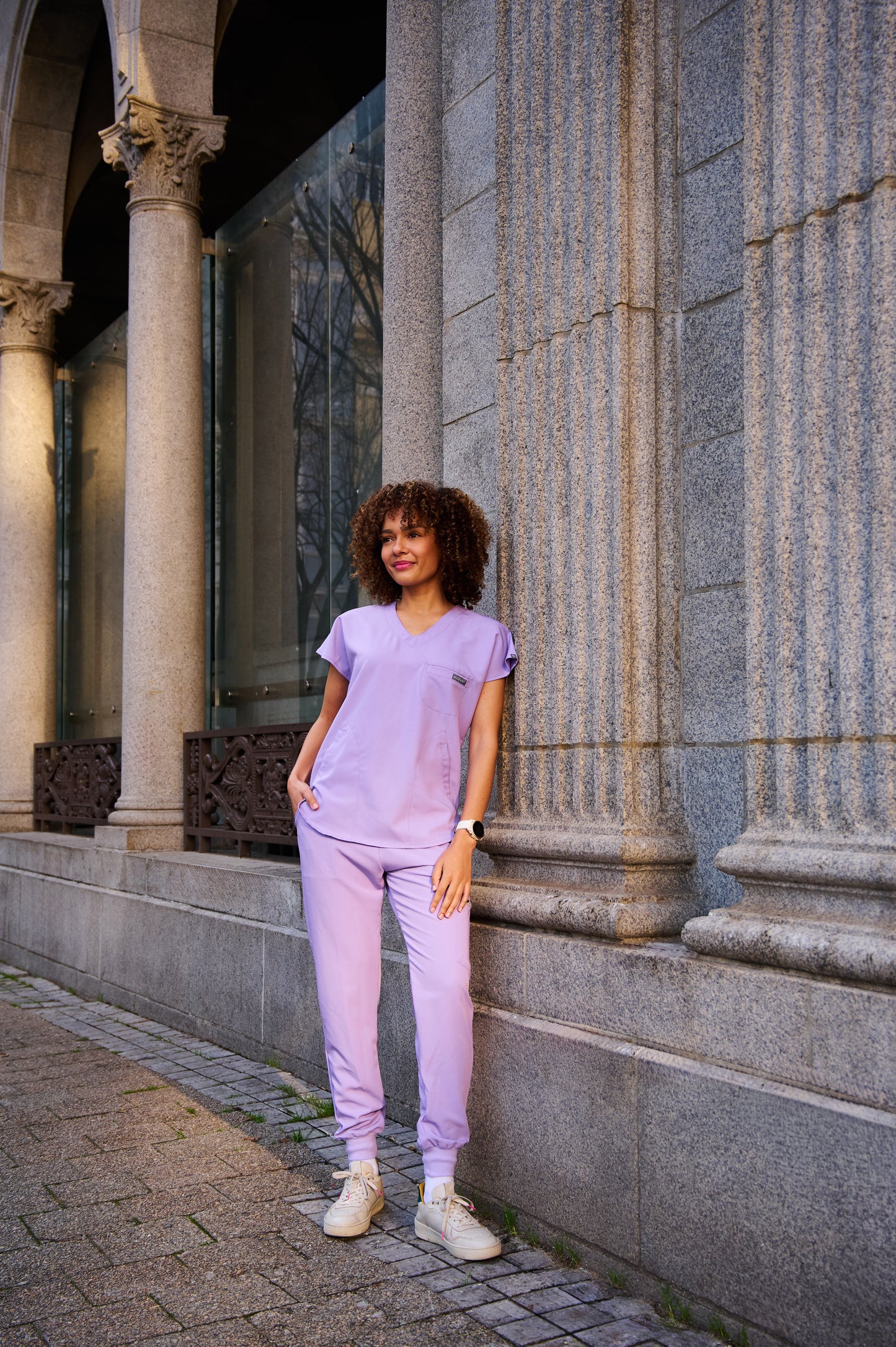 The Ladies Scrub Jogger - Lilac Infusion - Meraki Scrubs
