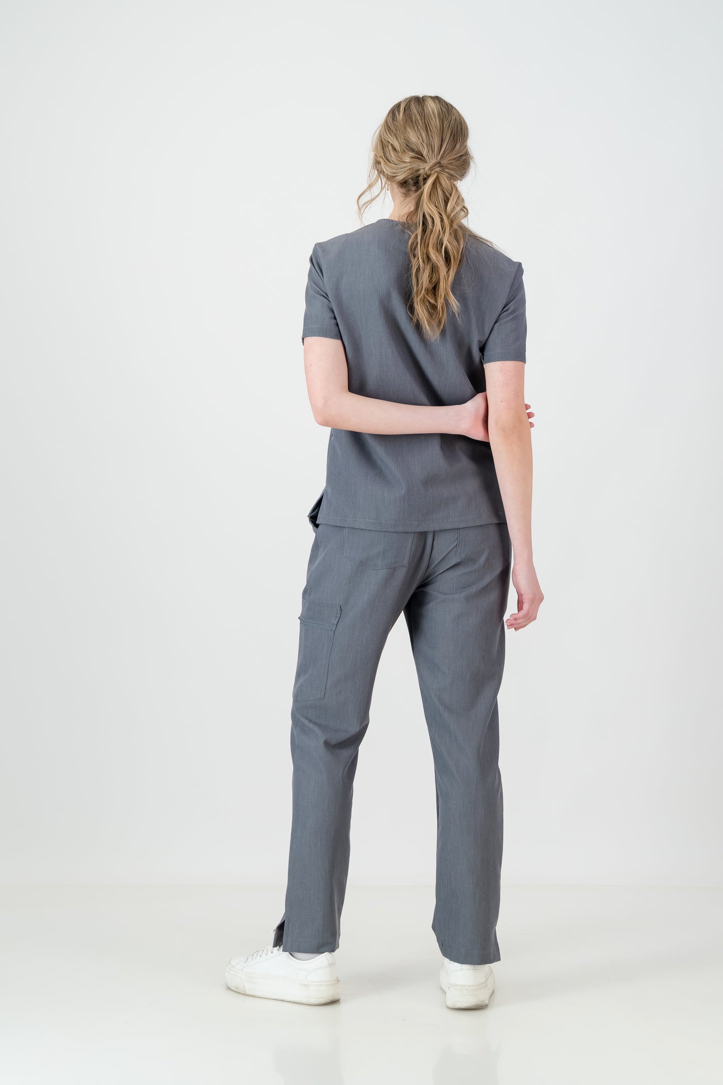 The Ladies Straight Leg Scrub Pants - Graphite