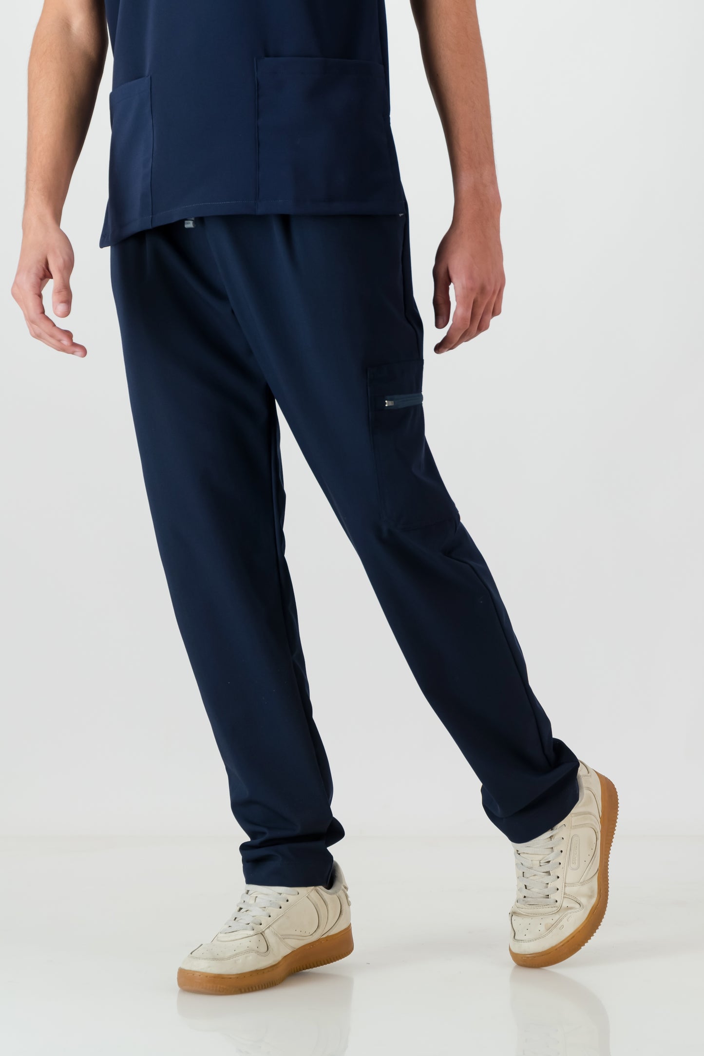 The Mens Straight Leg Scrub Pants - Navy