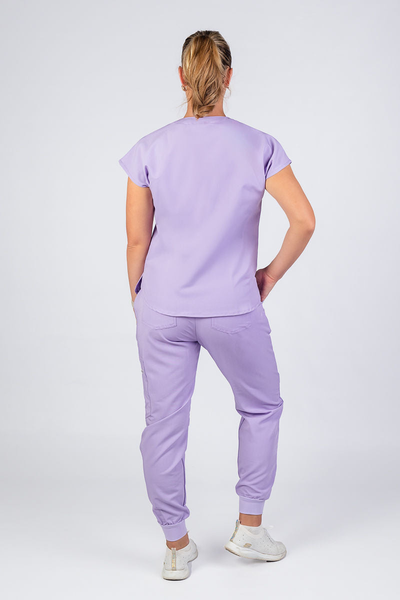 The Coco Women's Scrub Top - Lilac Infusion