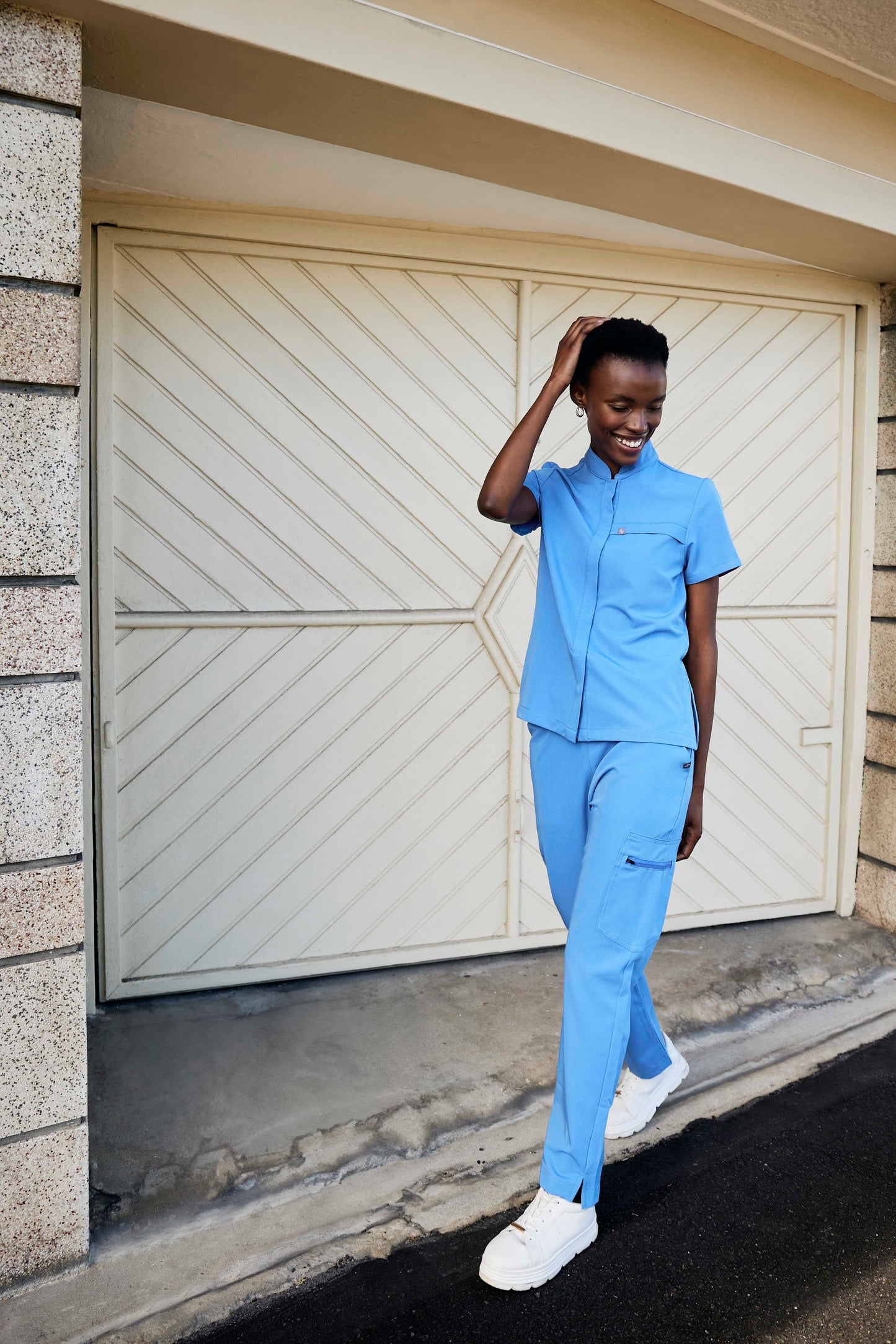 The Ladies Straight Leg Scrub Pants - Cool Marine