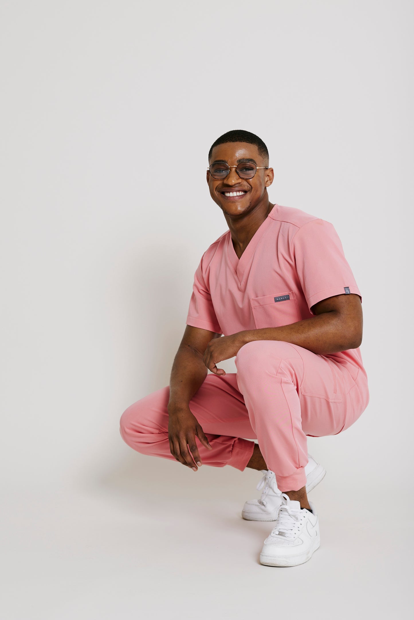 The Mens Scrub Jogger - Coral