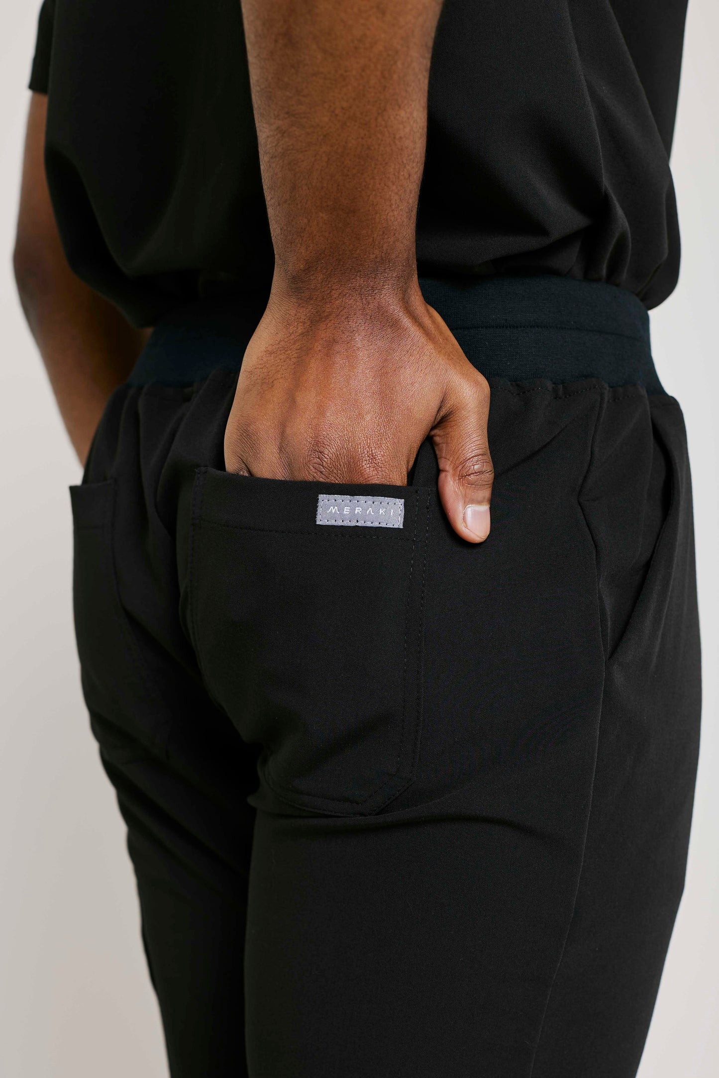 The Mens Scrub Jogger - Black