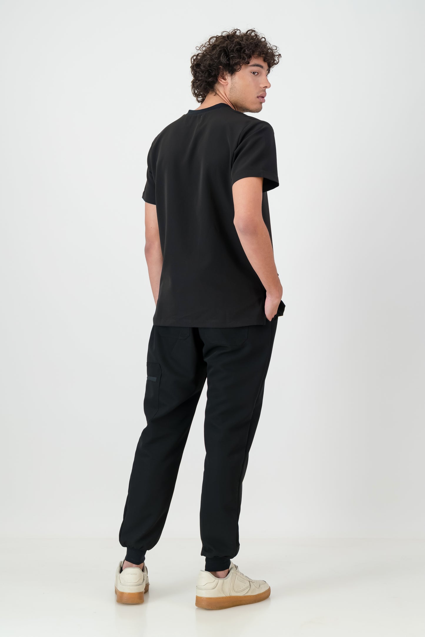 The Mens Scrub Jogger - Black