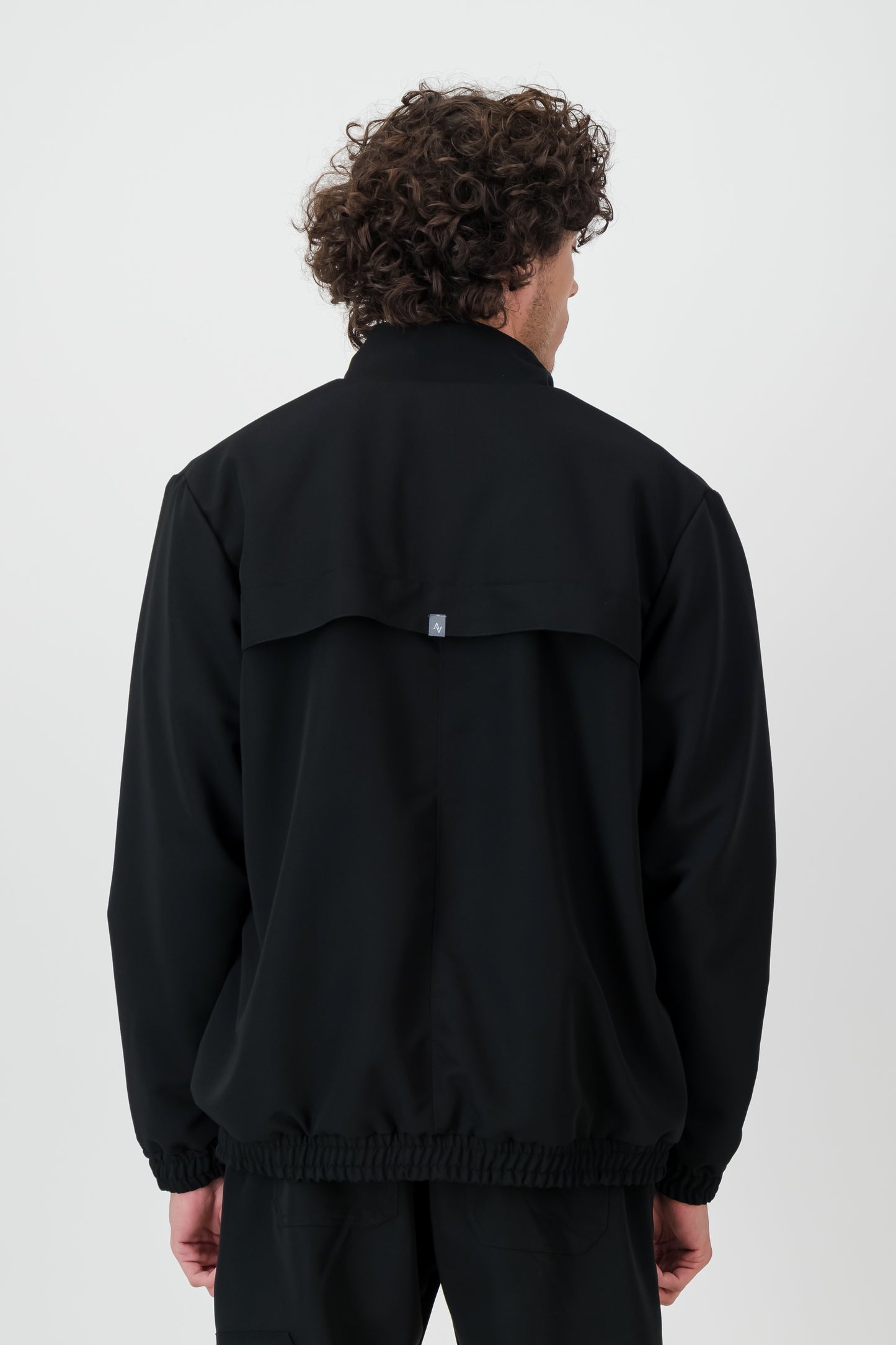 The Albert Men's Scrub Jacket - Black