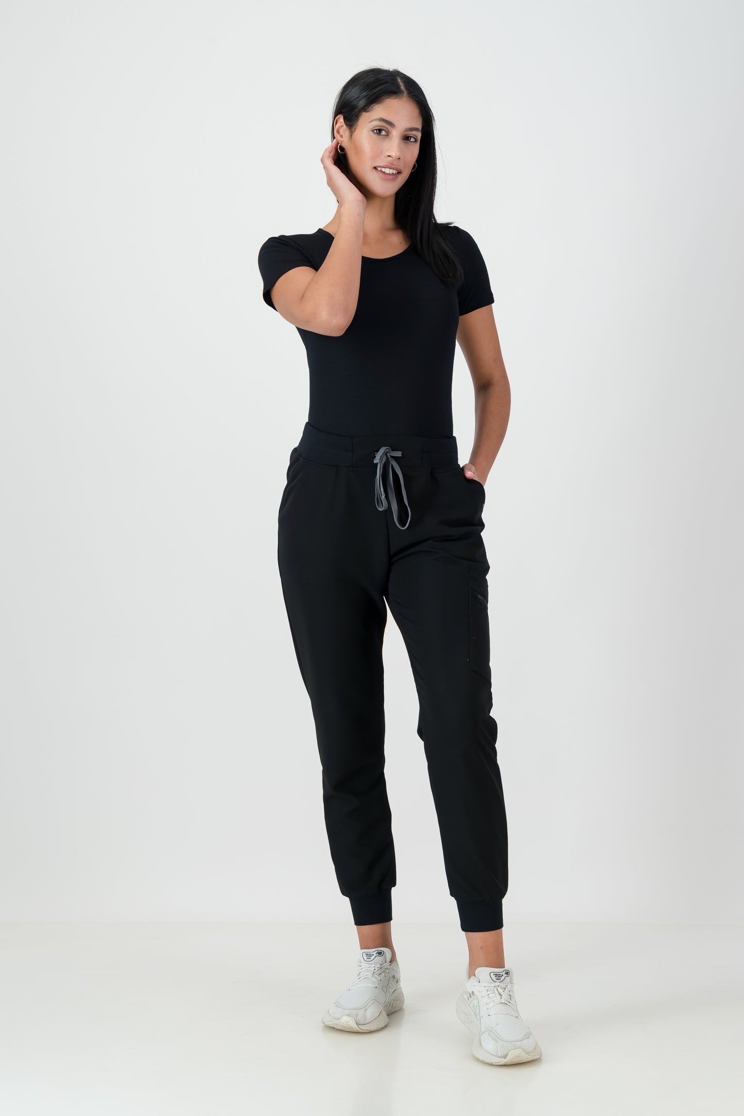 Ladies Short-sleeve Underscrub - Black