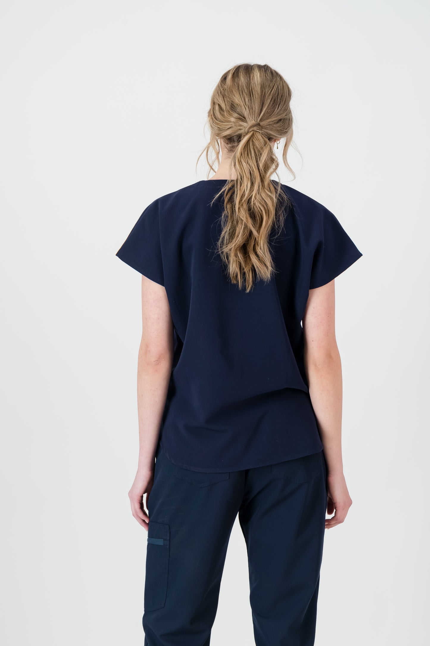 The Coco Women's Scrub Top - Navy