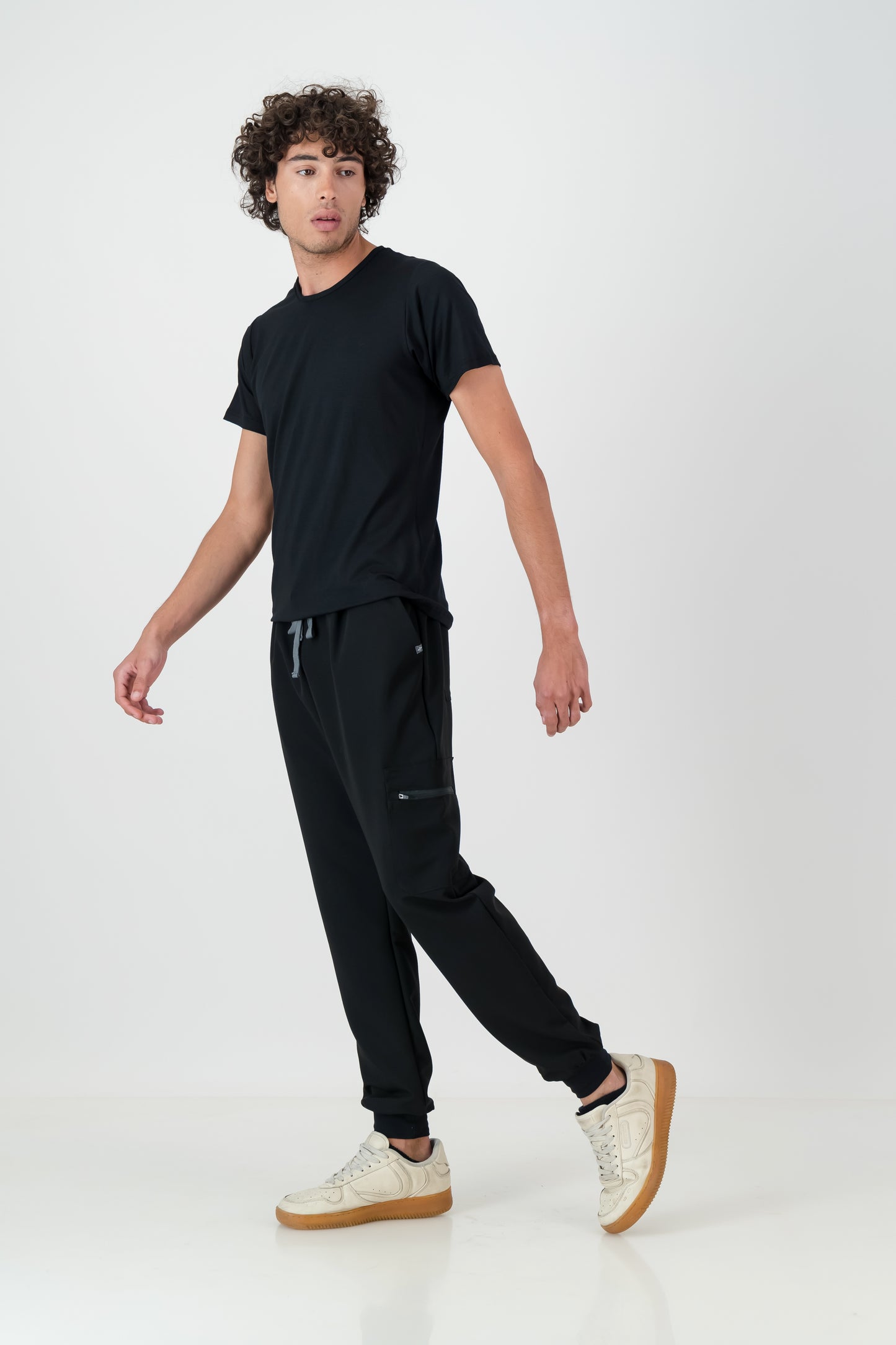 Men's Short-sleeve Underscrub - Black