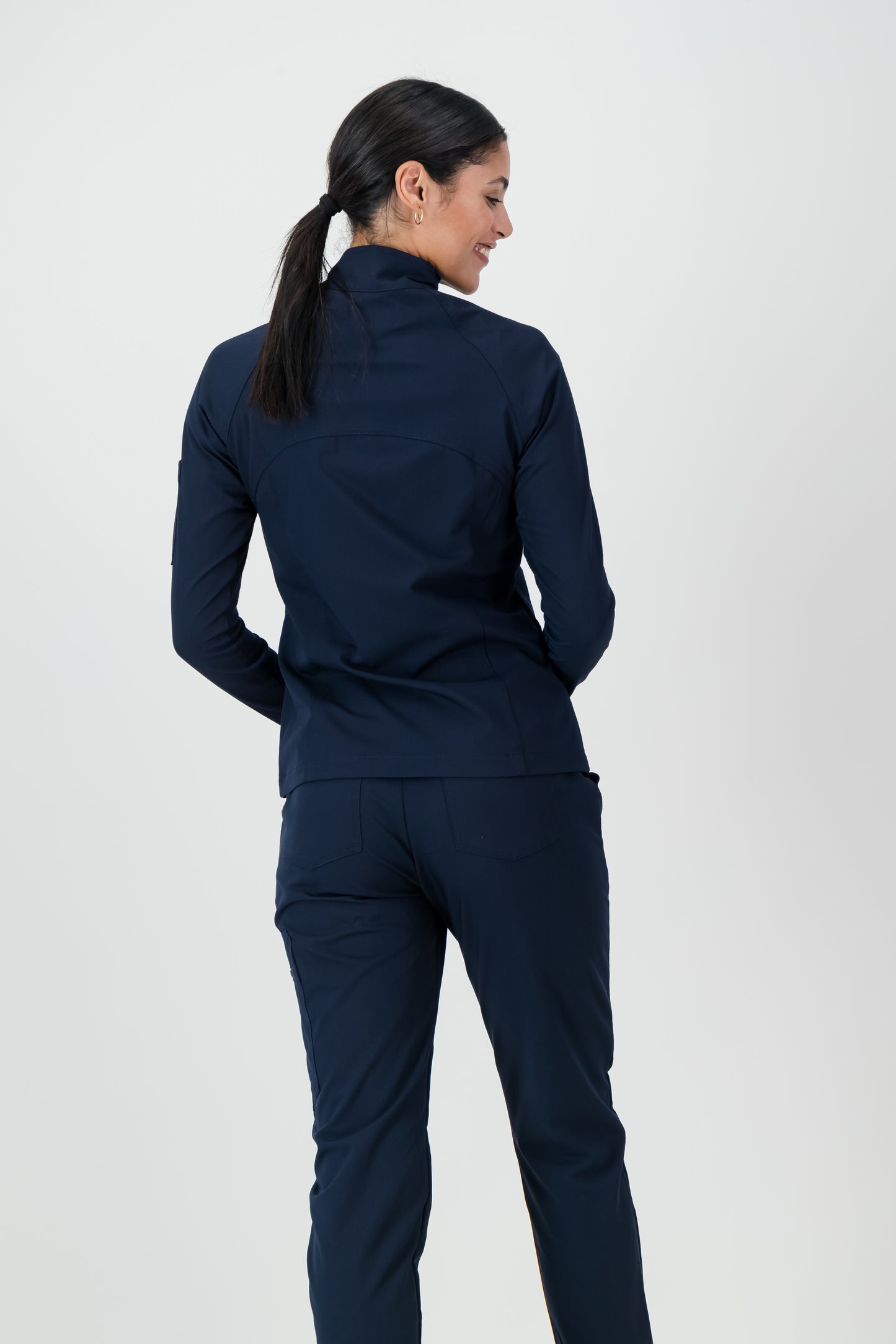The Lilian Scrub Jacket - Navy