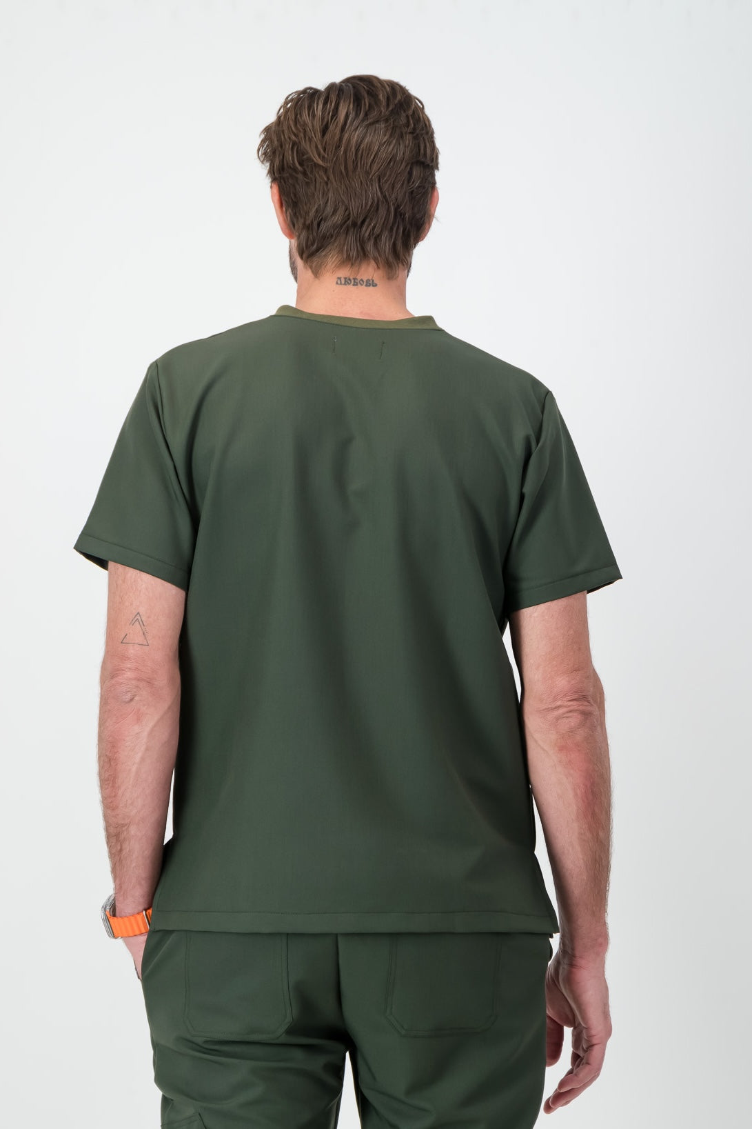 The Alexander Men's Scrub Top - Bonsai