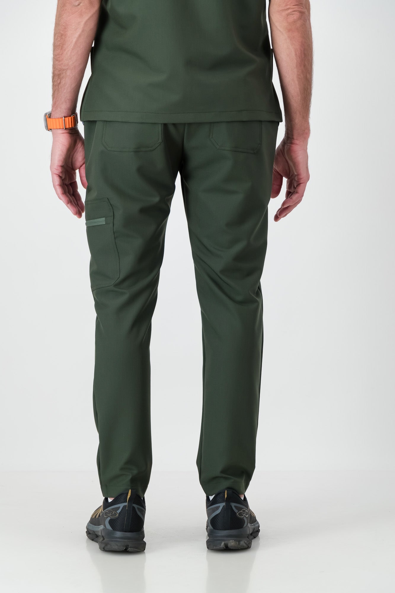 The Mens Straight Leg Scrub Pants - Bonsai