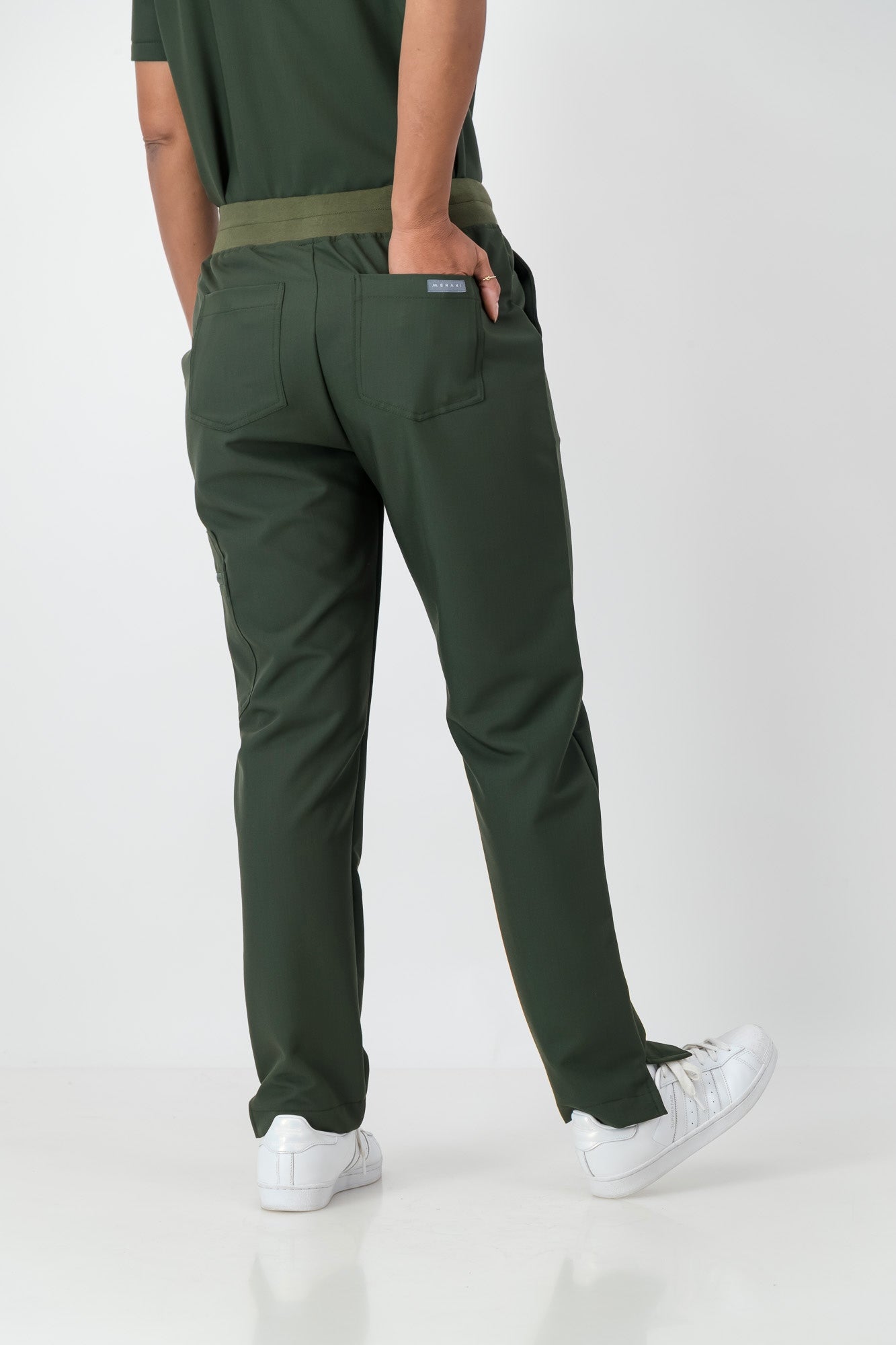 The Ladies Straight Leg Scrub Pants - Bonsai