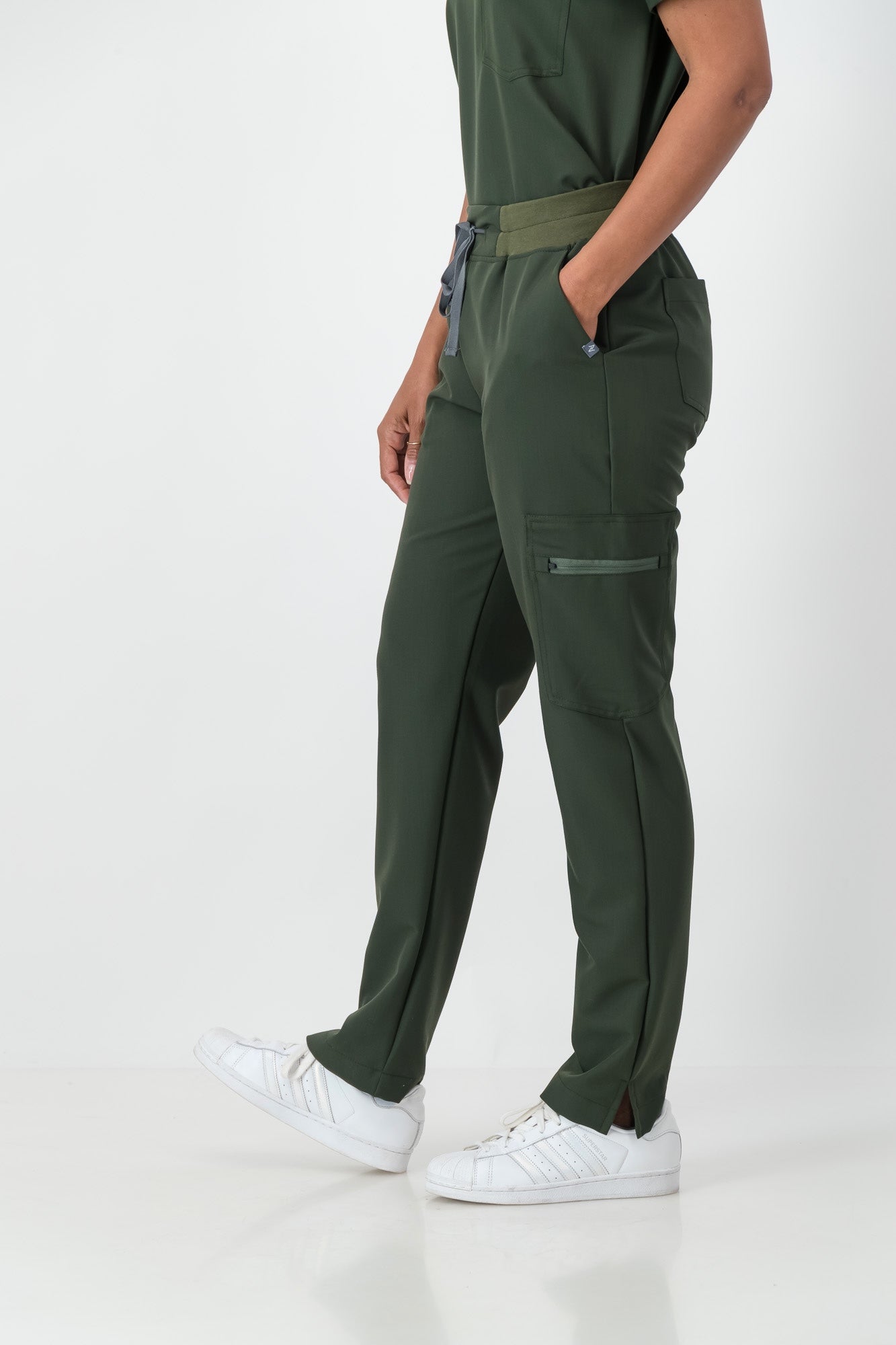 The Ladies Straight Leg Scrub Pants - Bonsai