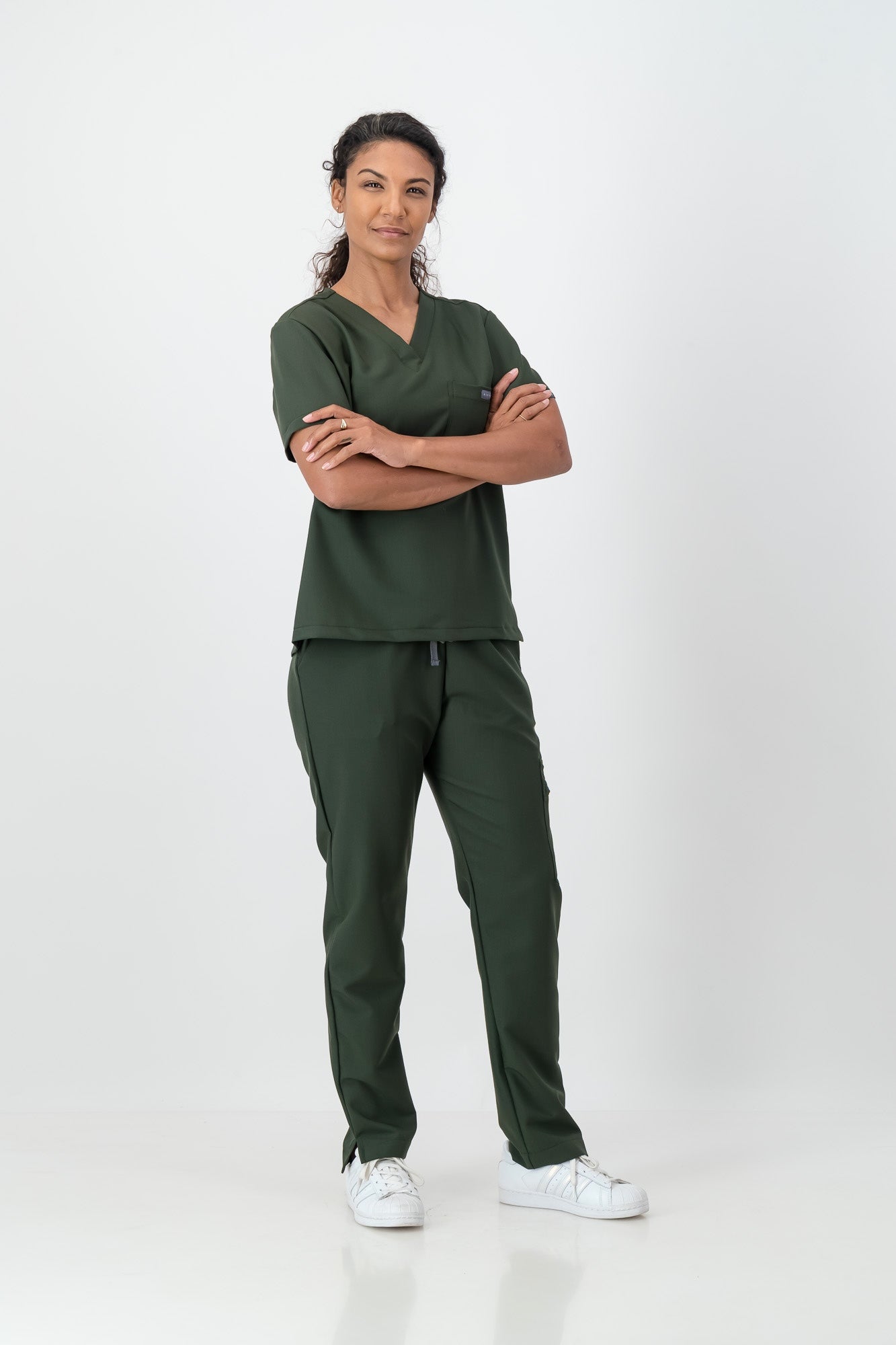 The Ladies Straight Leg Scrub Pants - Bonsai