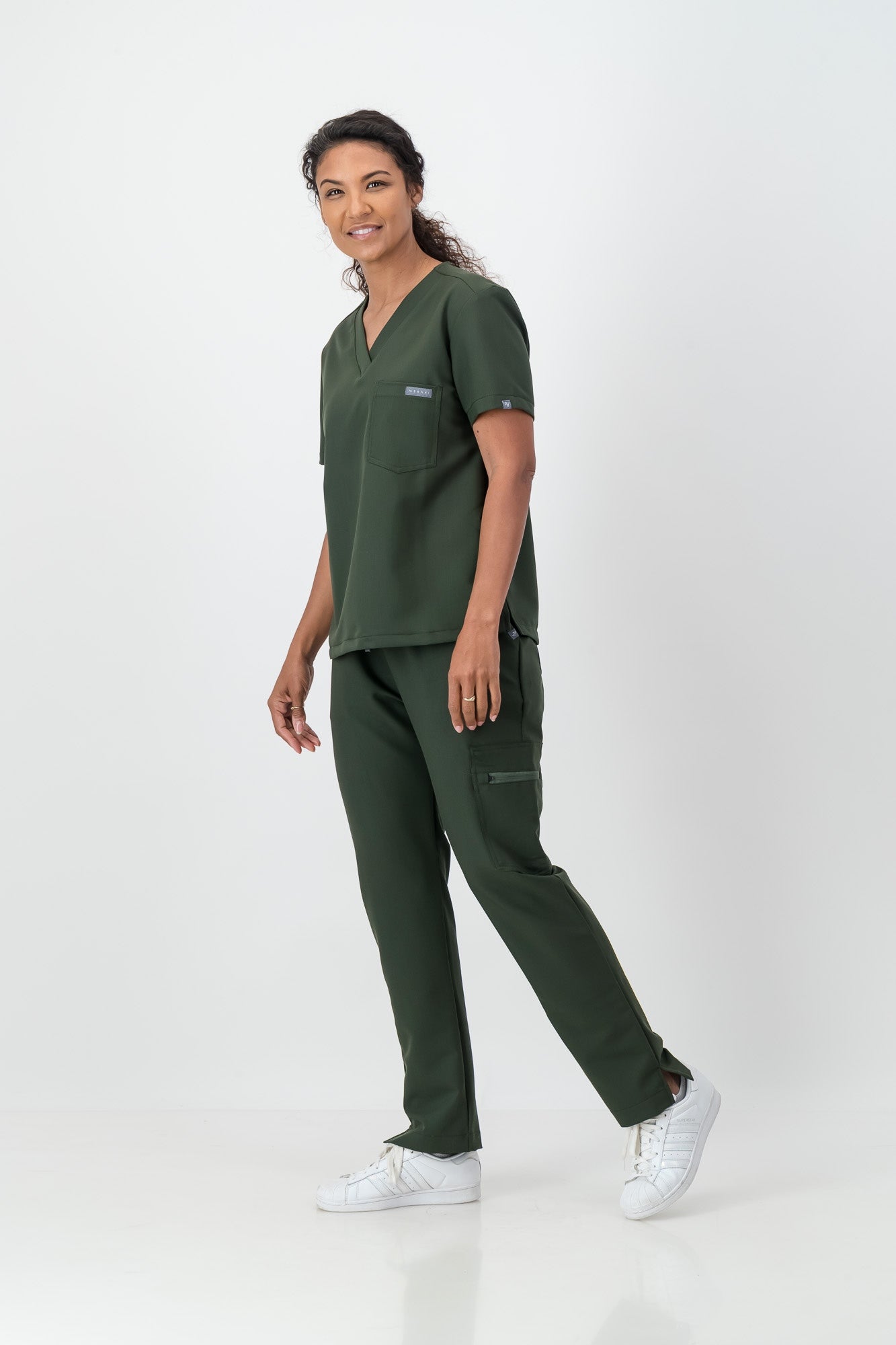 The Penny Women's Scrub Top - Bonsai