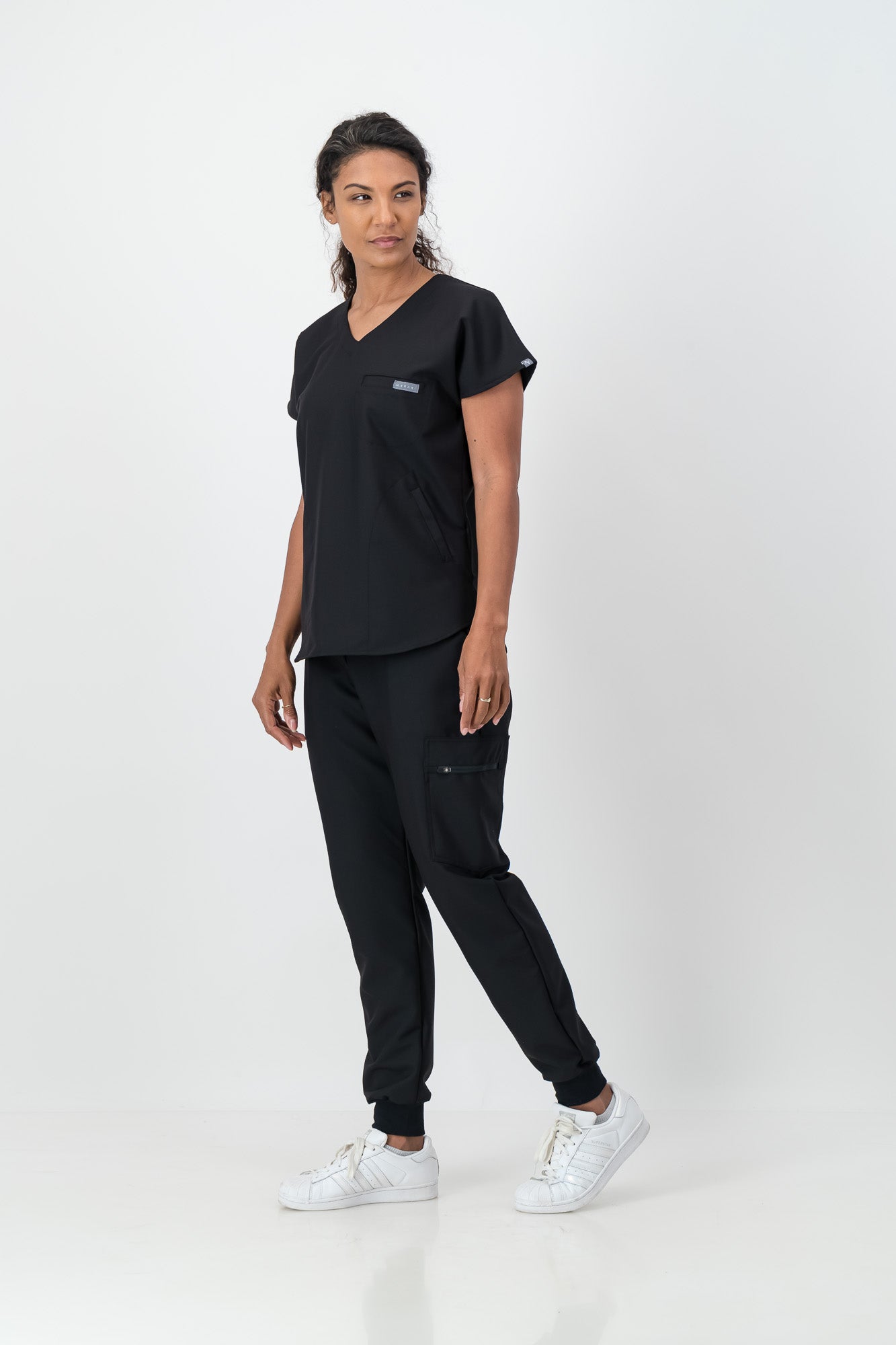 The Ladies Scrub Jogger - Black