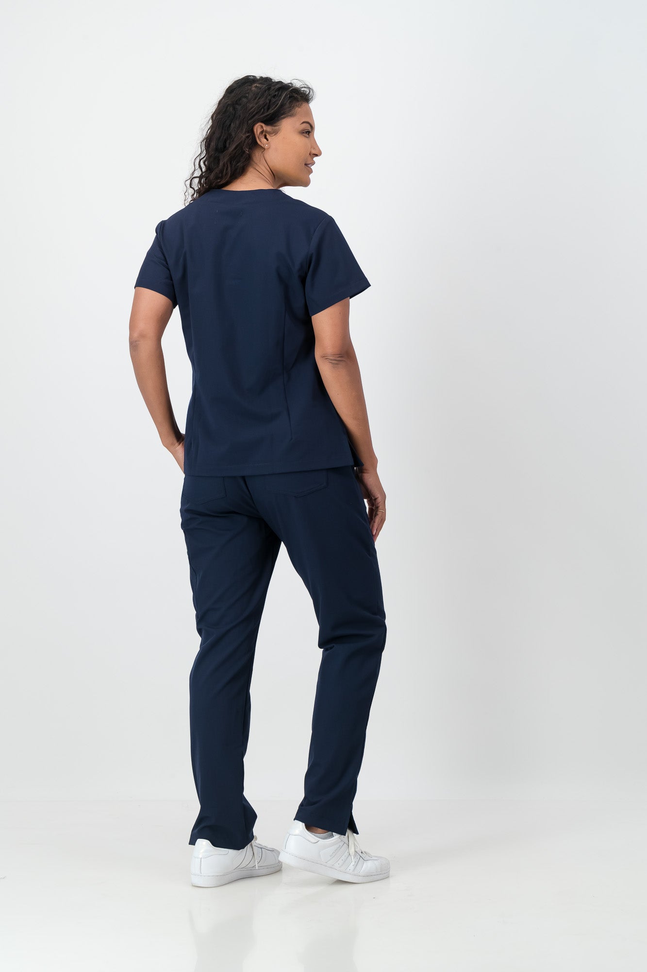 The Ladies Straight Leg Scrub Pants - Navy