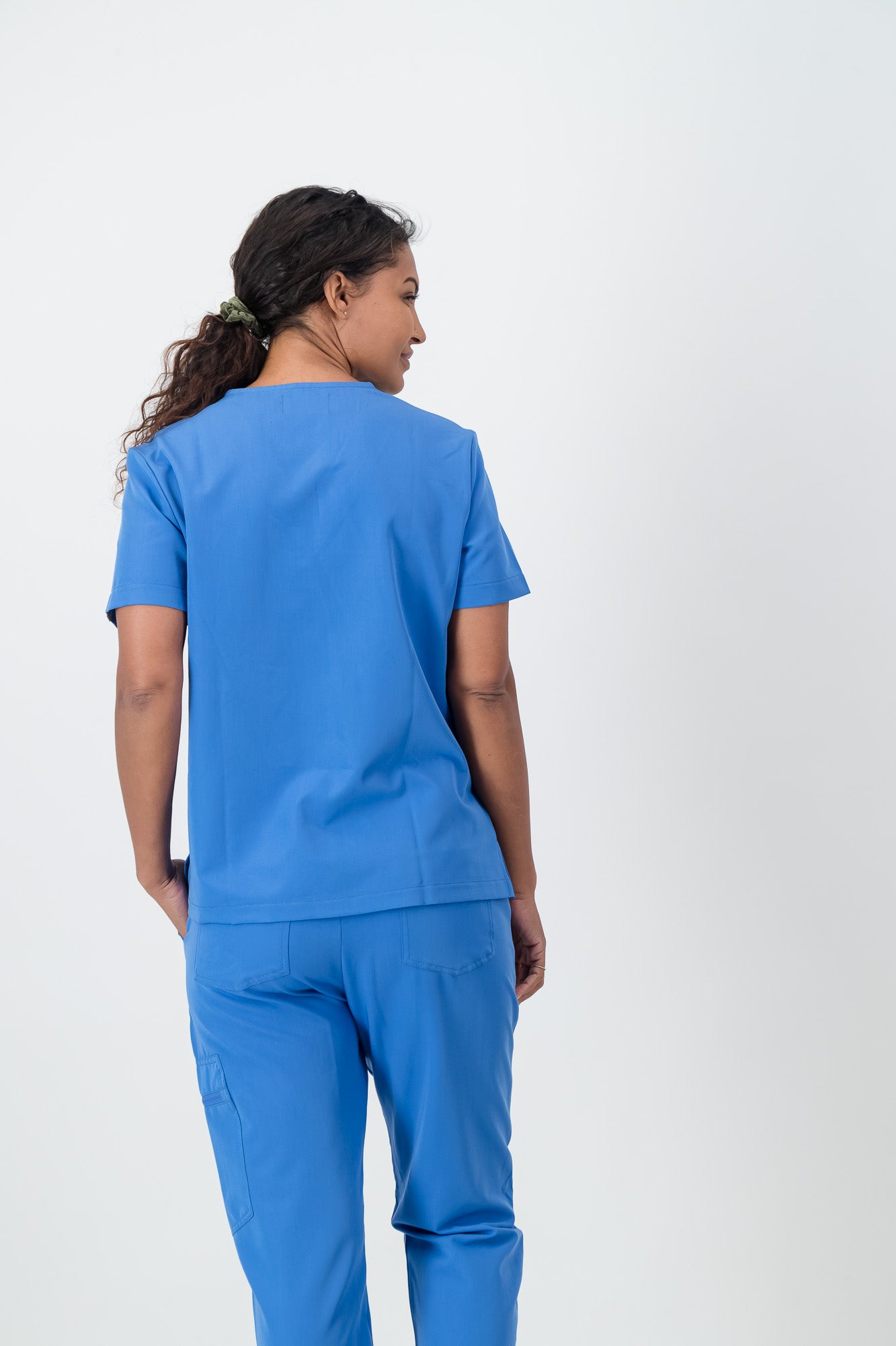 The Penny Women's Scrub Top - Cool Marine
