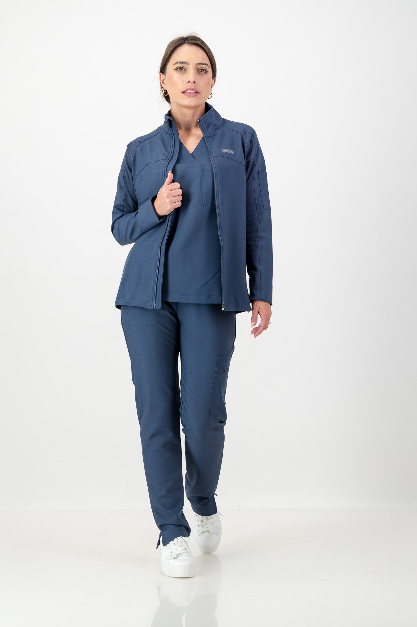 The Lilian Scrub Jacket - Airforce