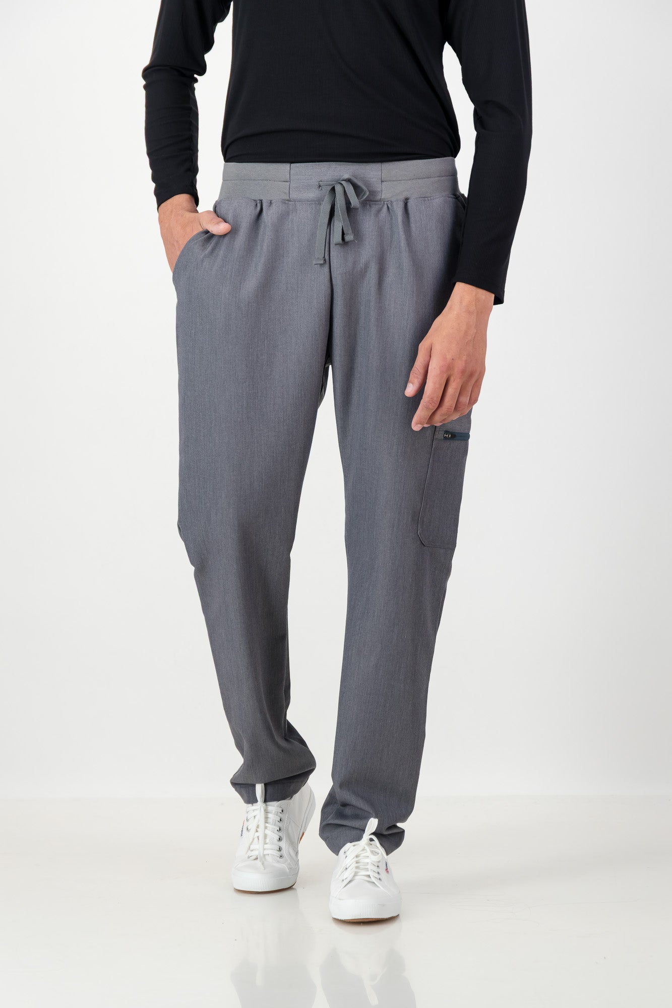 The Mens Straight Leg Scrub Pants - Graphite