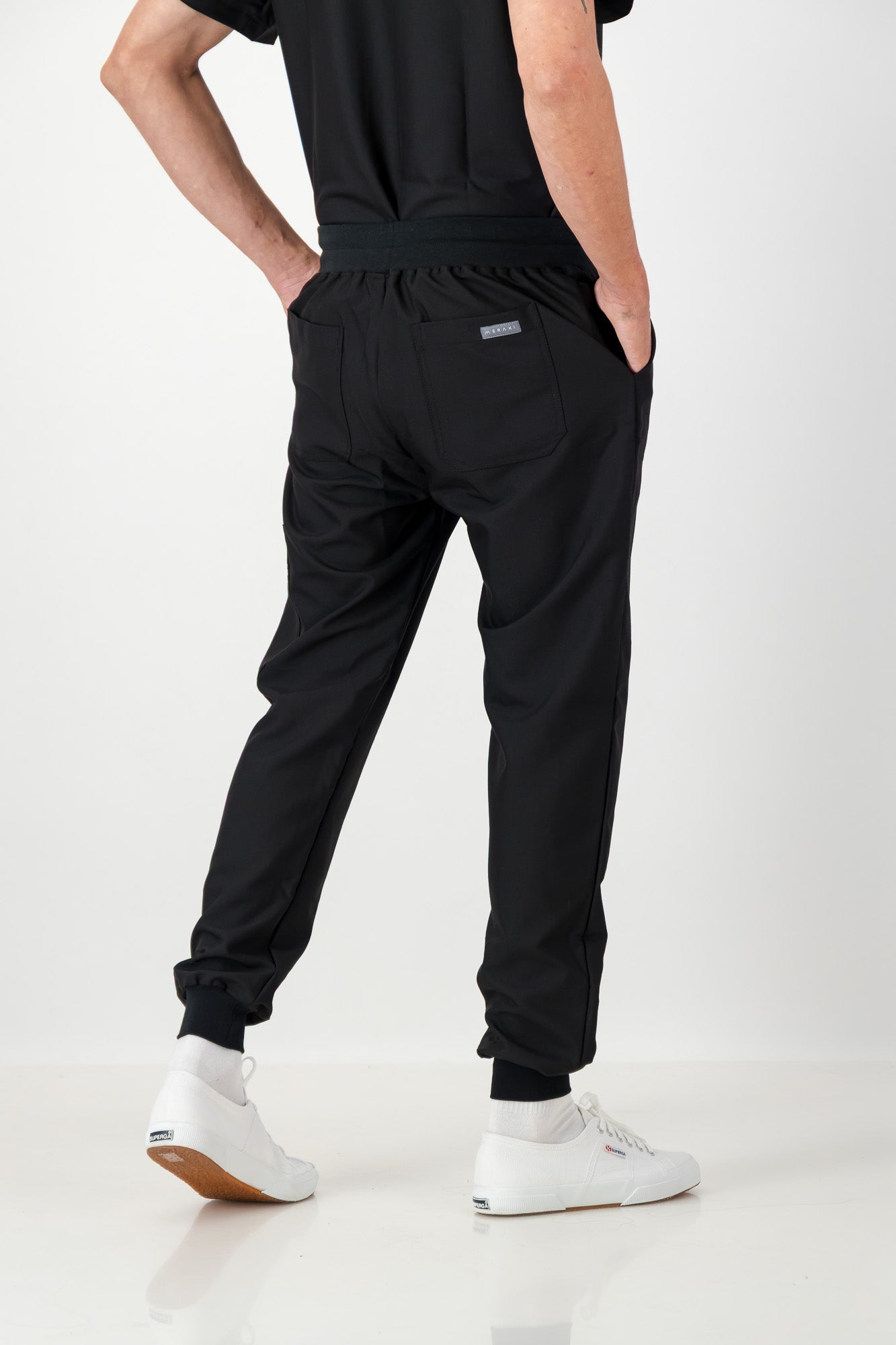 The Mens Scrub Jogger - Black