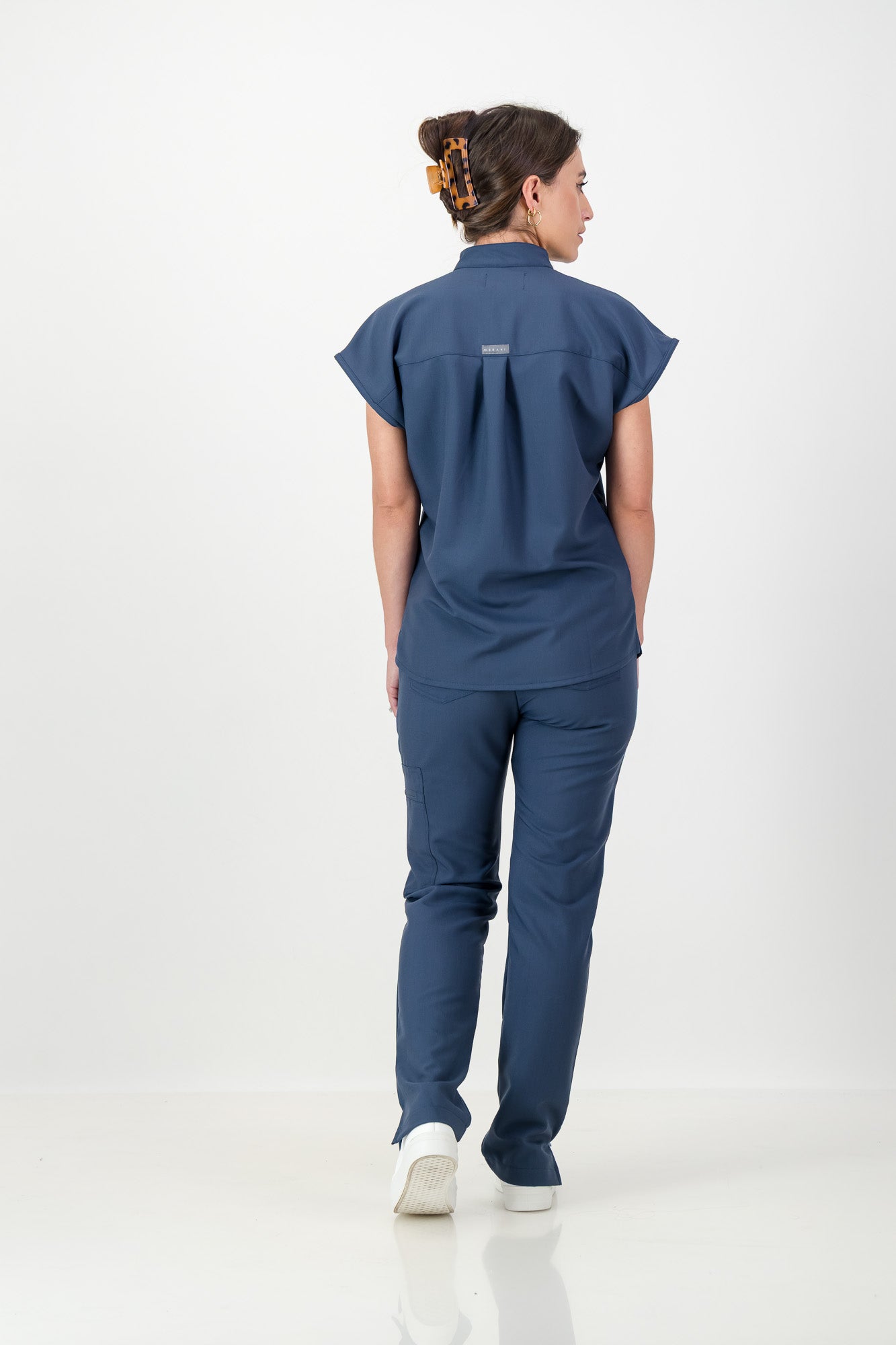 The Emma Women's Scrub Top - Airforce