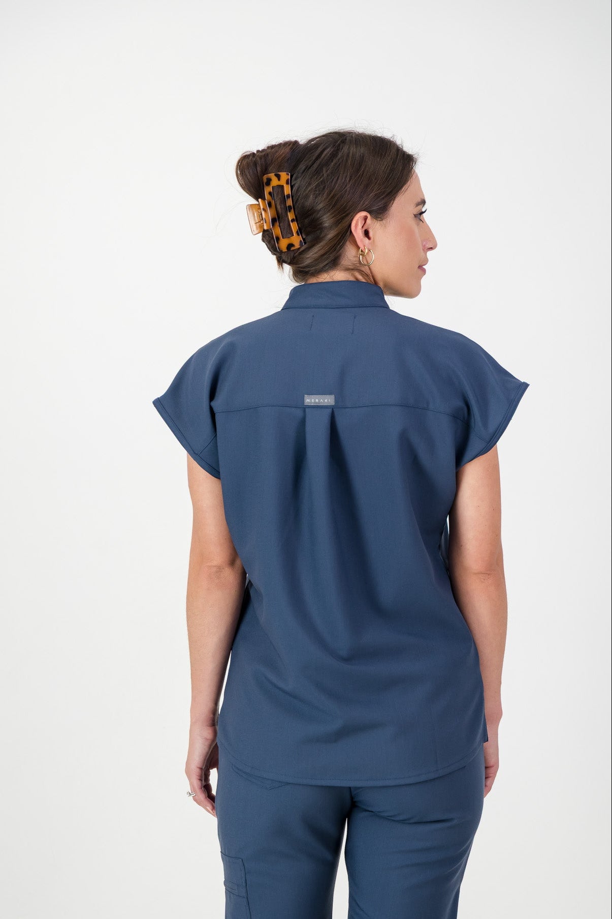 The Emma Women's Scrub Top - Airforce