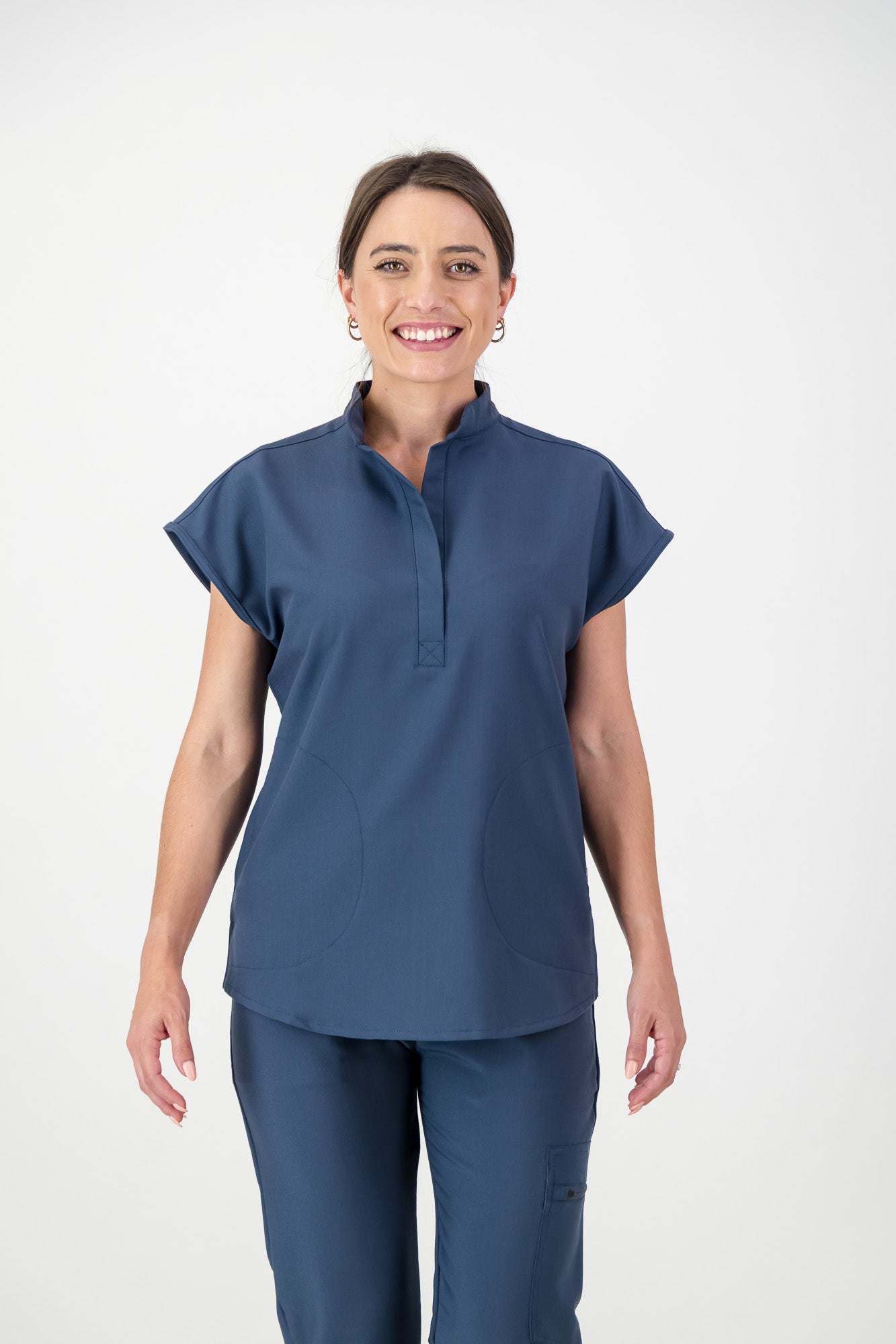 The Emma Women's Scrub Top - Airforce