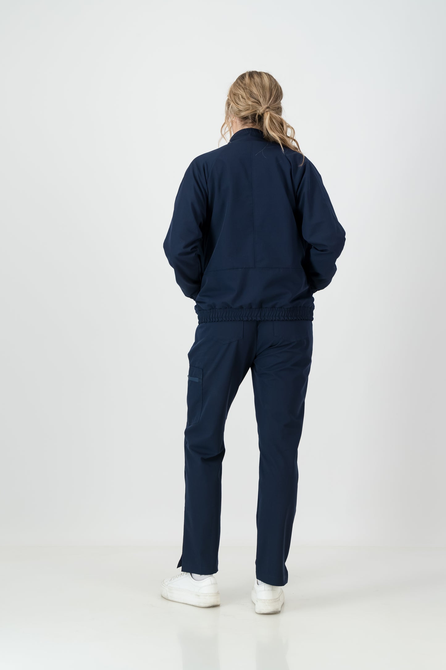 The Rosa Women's Scrub Jacket - Navy