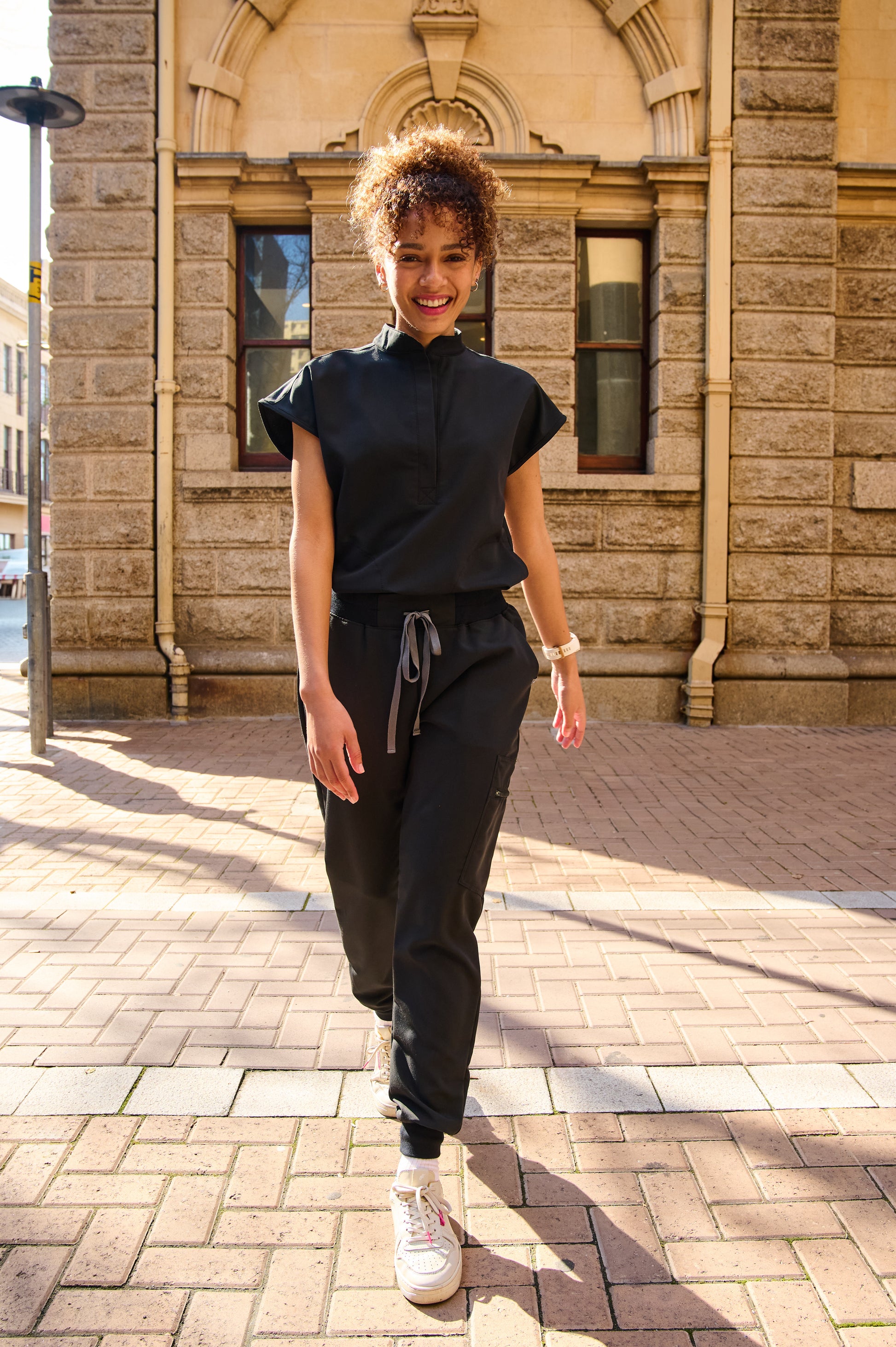 The Ladies Scrub Jogger - Black - Meraki Scrubs