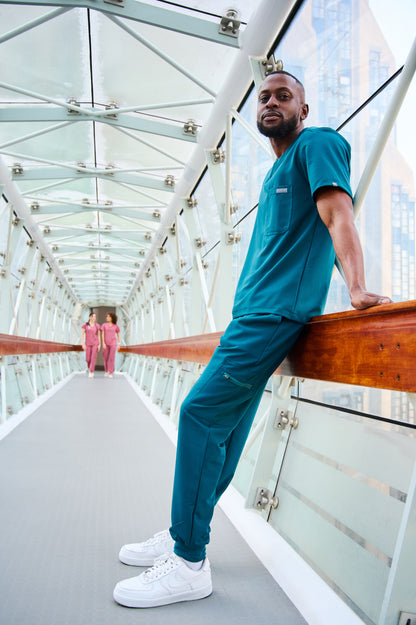The Mens Scrub Jogger - Lagoon - Meraki Scrubs