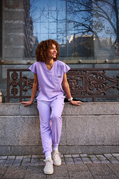 The Ladies Scrub Jogger - Lilac Infusion - Meraki Scrubs