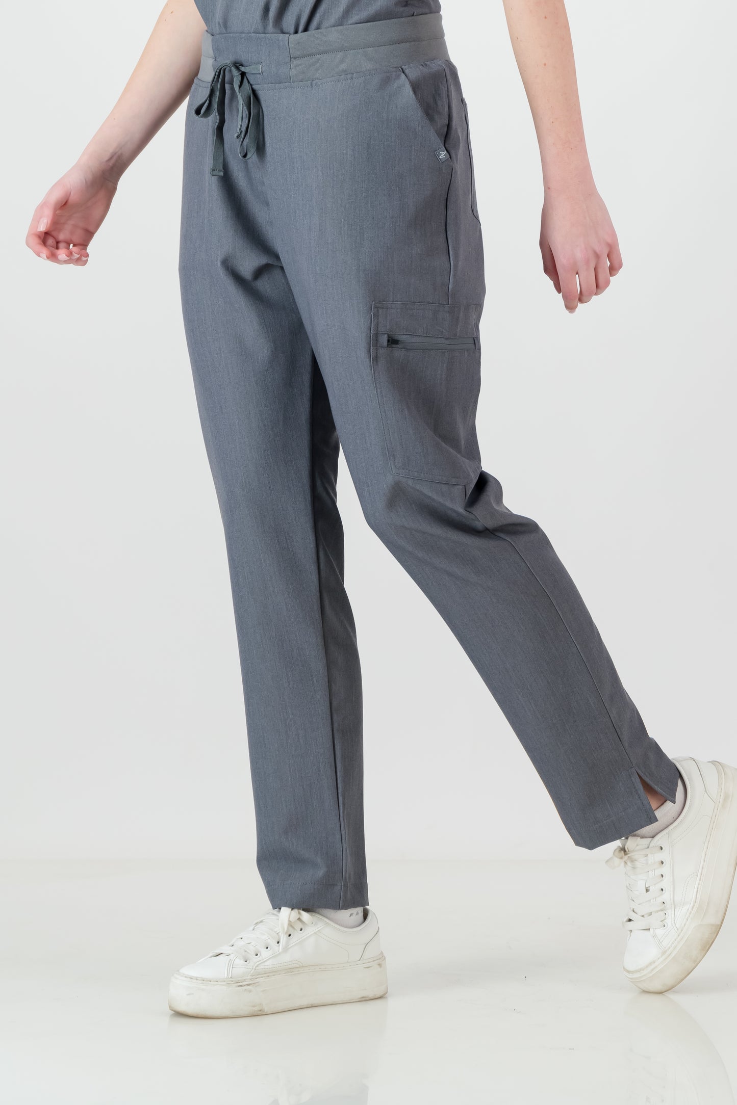 The Ladies Straight Leg Scrub Pants - Graphite