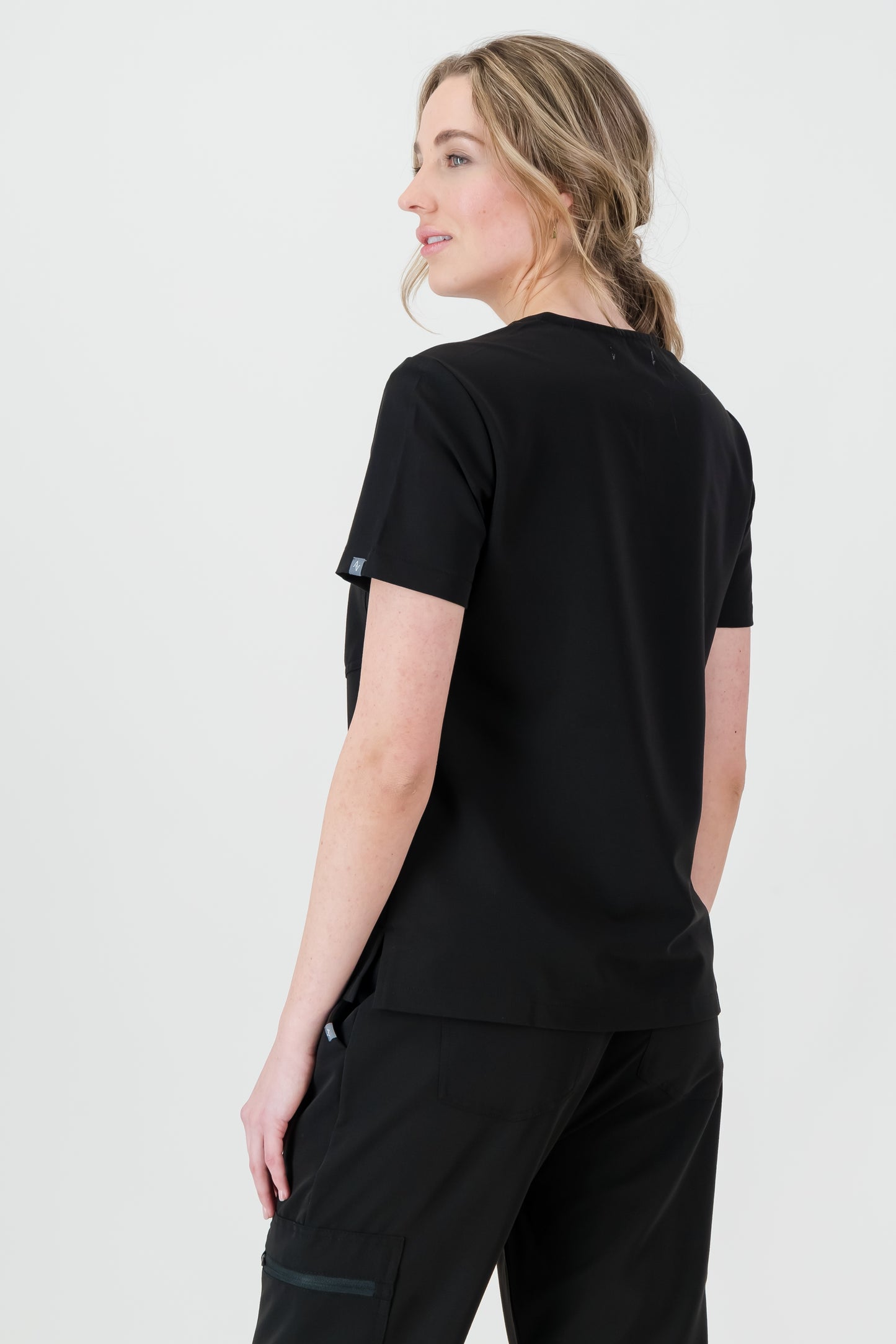 The Penny Women's Scrub Top - Black