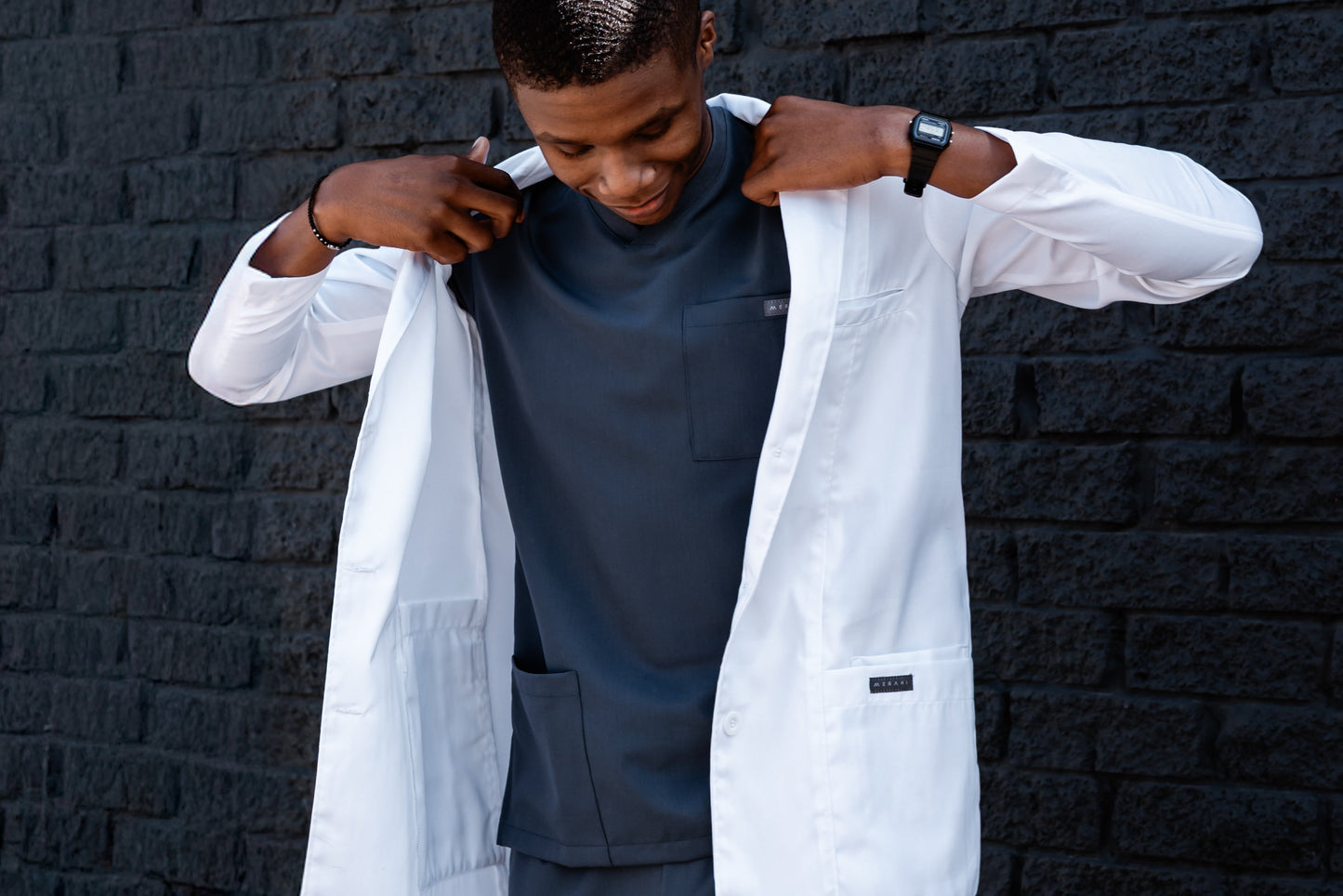The Edison Unisex Long Sleeve Lab Coat