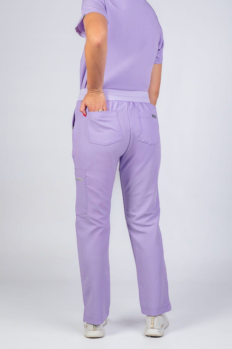 The Ladies Straight Leg Scrub Pants - Lilac Infusion