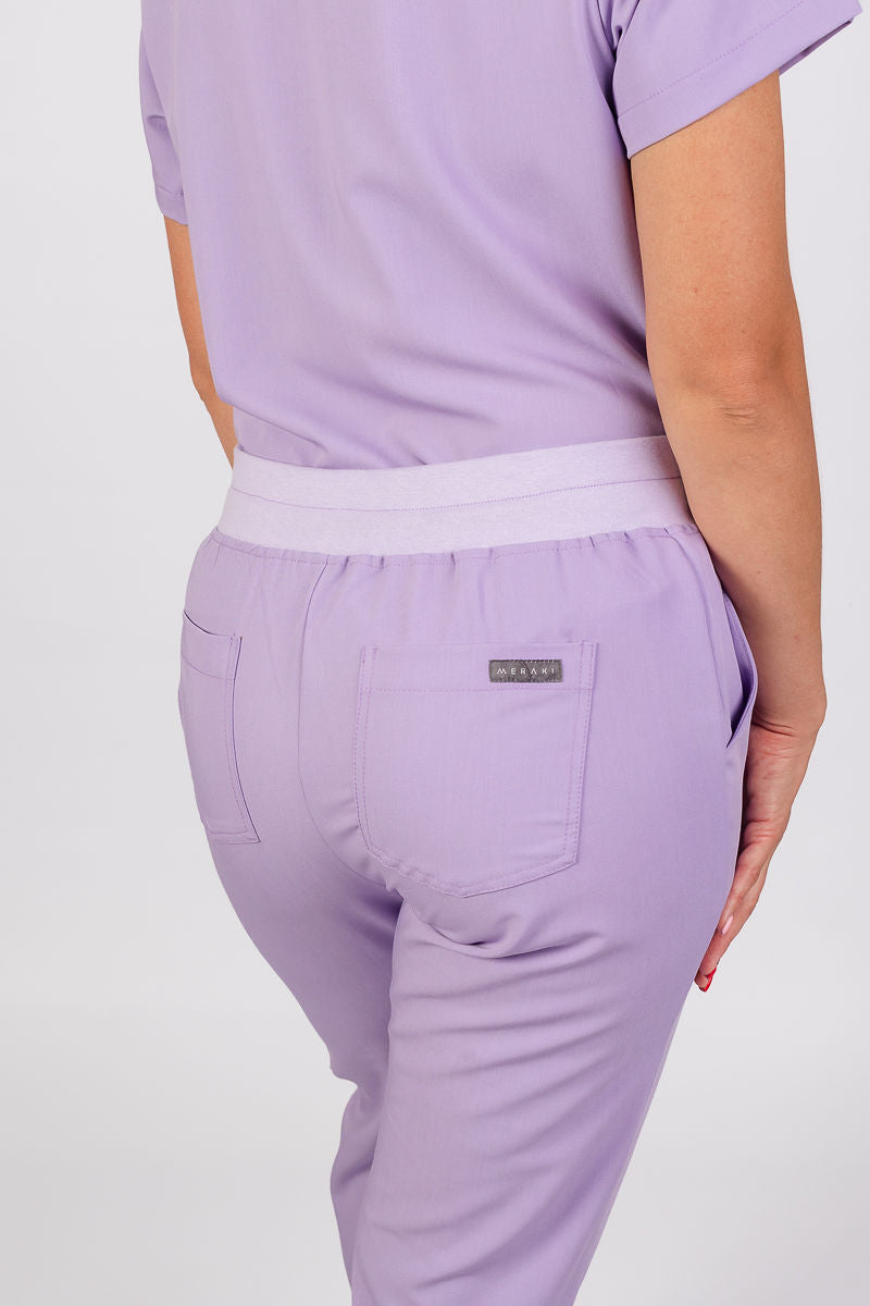 The Ladies Straight Leg Scrub Pants - Lilac Infusion