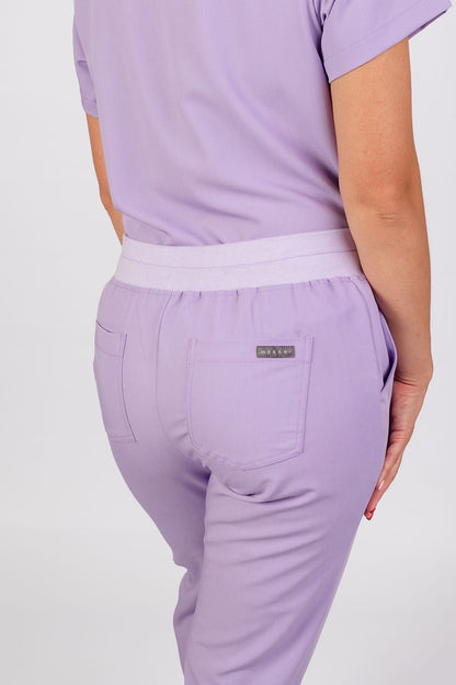 The Ladies Straight Leg Scrub Pants - Lilac Infusion