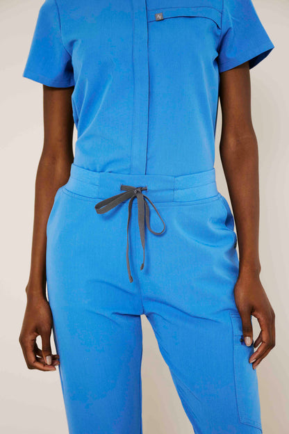 The Ladies Straight Leg Scrub Pants - Cool Marine