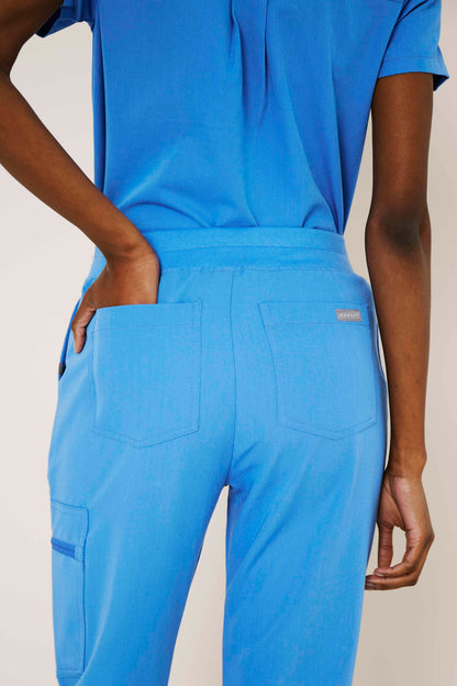 The Ladies Straight Leg Scrub Pants - Cool Marine