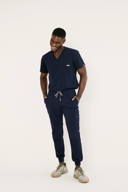 The Mens Scrub Jogger - Navy