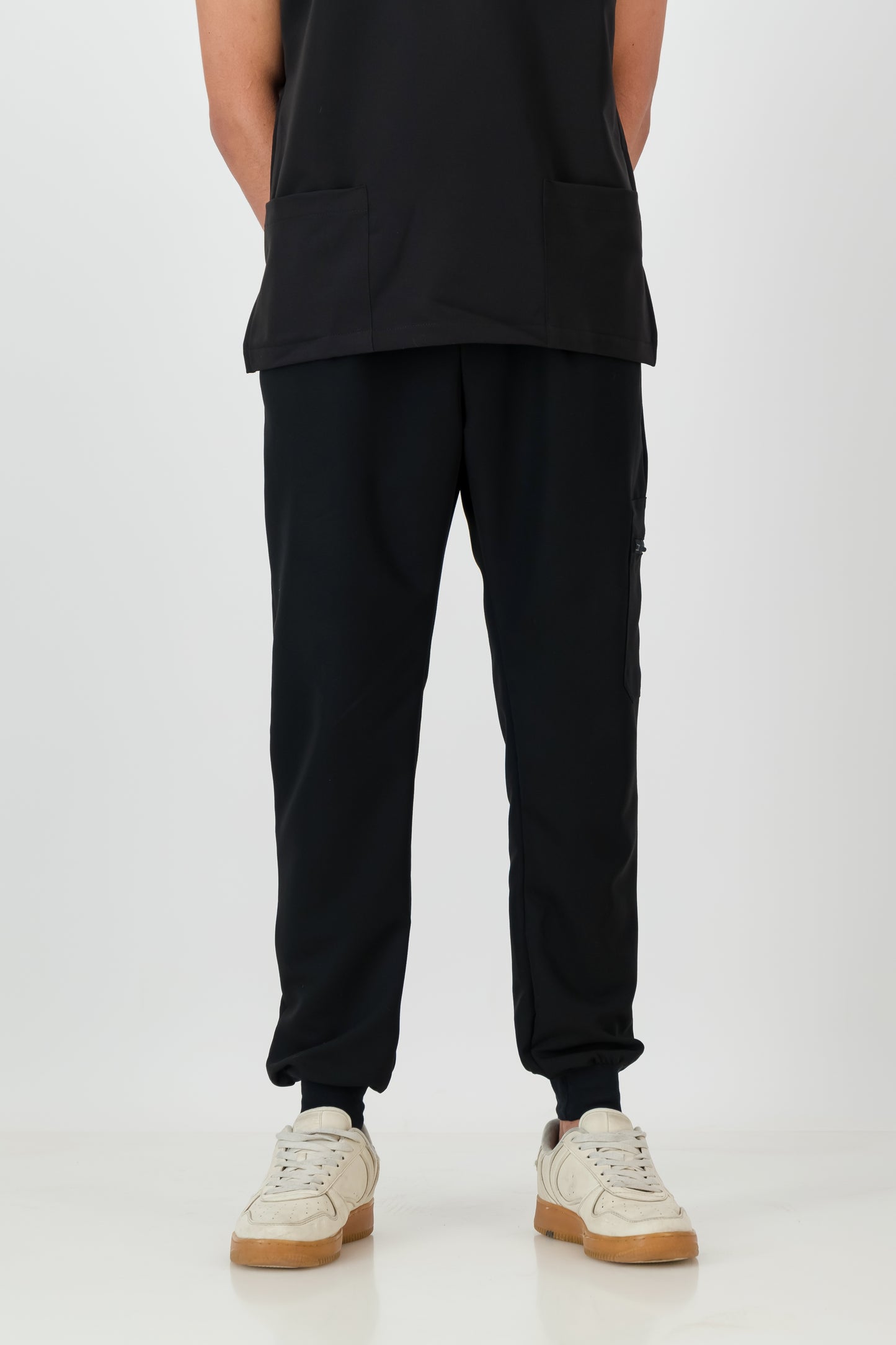 The Mens Scrub Jogger - Jet Black - Meraki Scrubs
