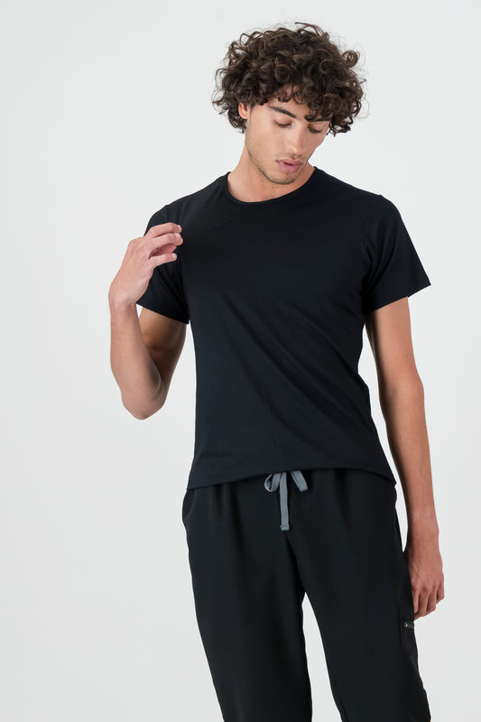 Men's Short-sleeve Underscrub - Black