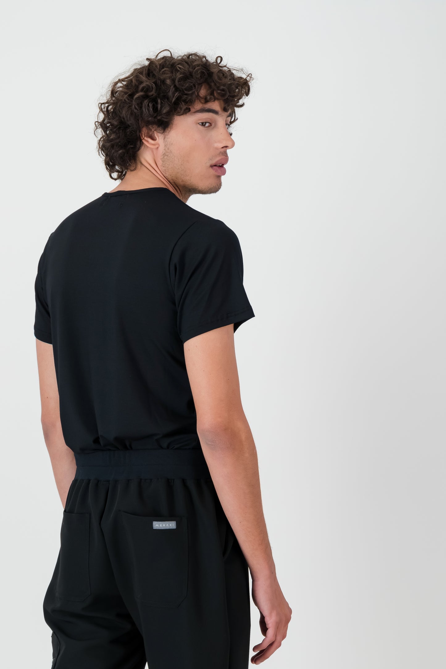 Men's Short-sleeve Underscrub - Black