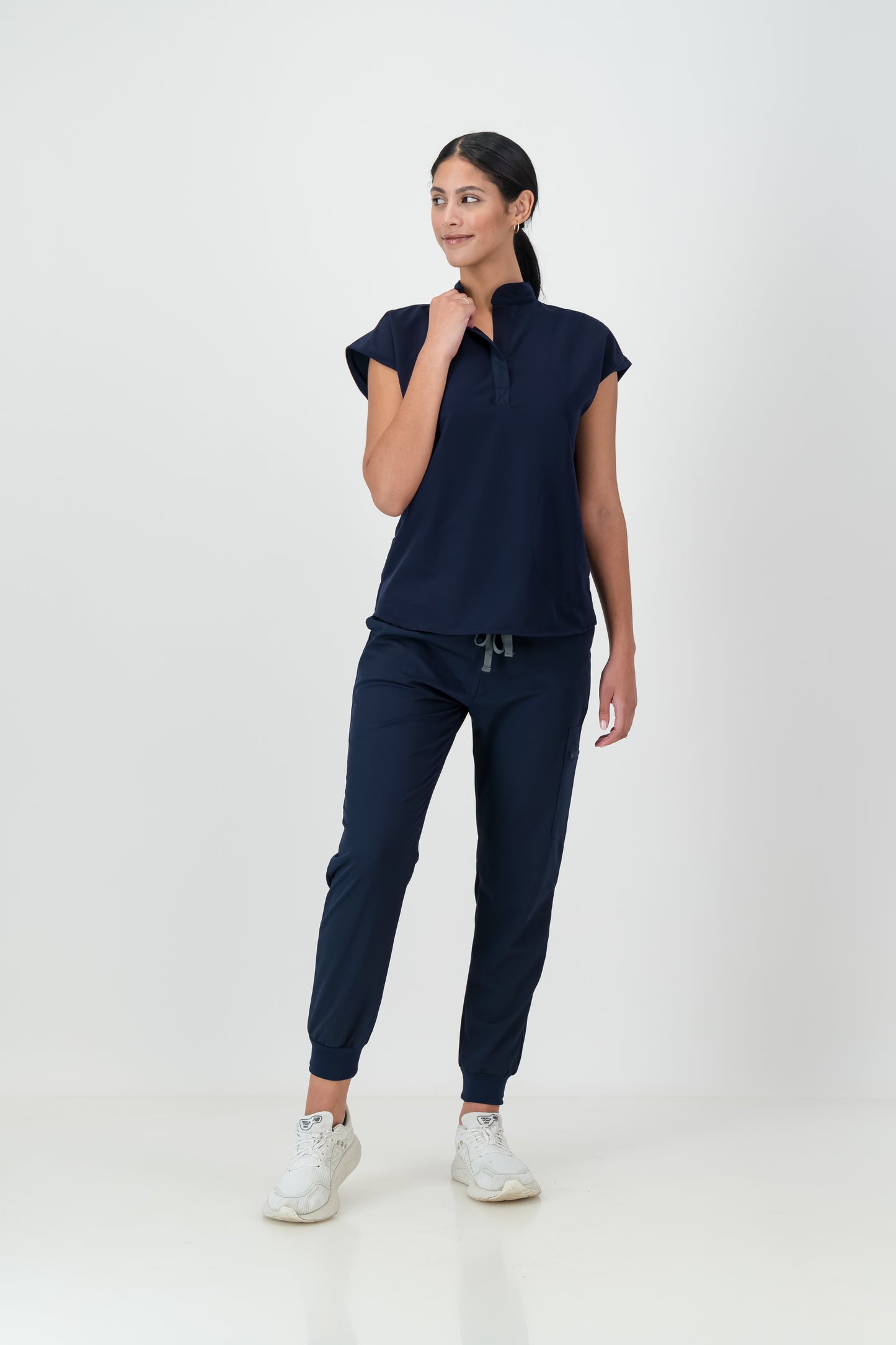 The Emma Women's Scrub Top - Navy