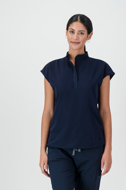 The Emma Women's Scrub Top - Navy