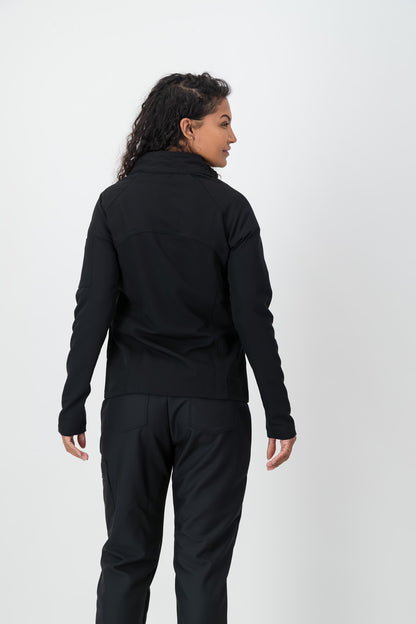The Lilian Scrub Jacket - Black