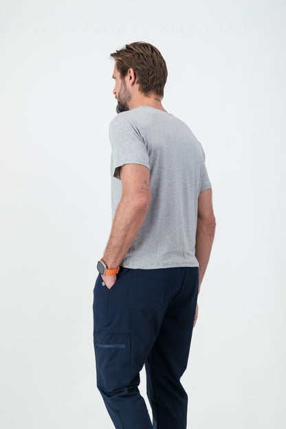 Men's Short-sleeve Underscrub - Grey